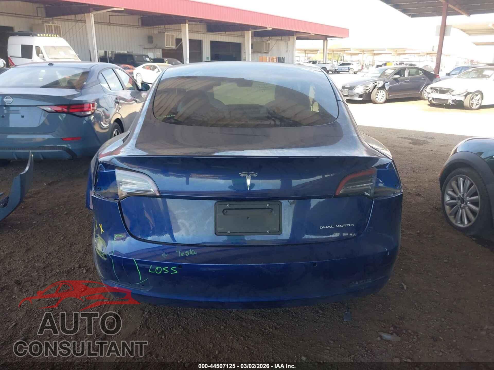 TESLA MODEL 3 2022 - 5YJ3E1EB4NF194250