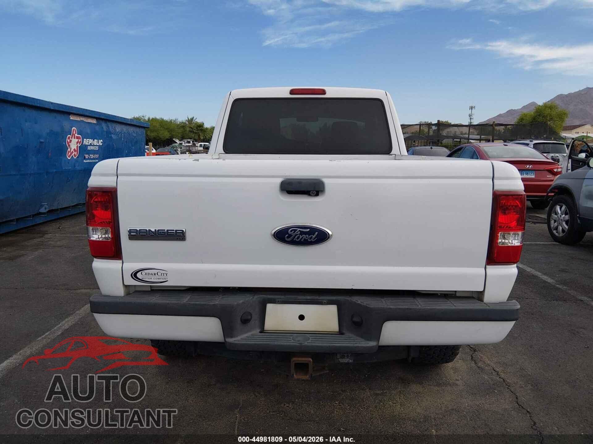 FORD RANGER 2010 - 1FTKR4EE3APA58719