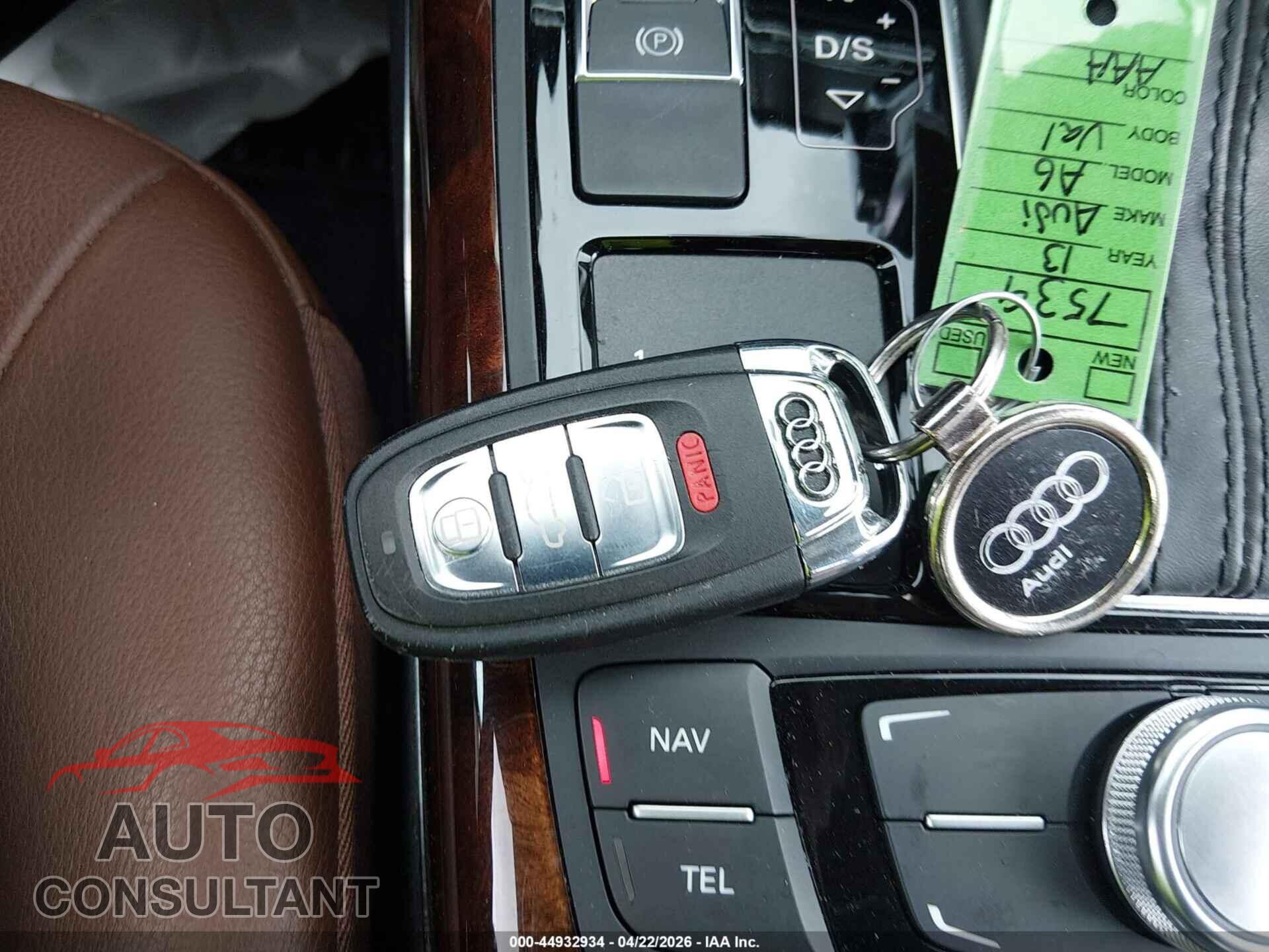 AUDI A6 2013 - WAUGFAFC0DN090700