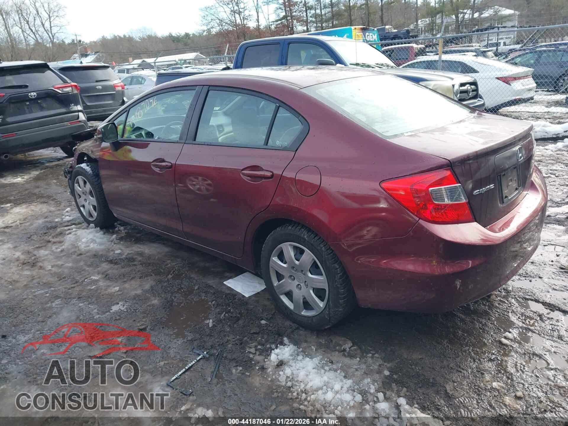 HONDA CIVIC 2012 - 2HGFB2F52CH559635