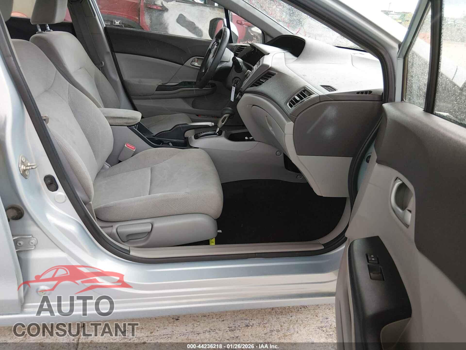 HONDA CIVIC 2012 - 19XFB2F59CE313756