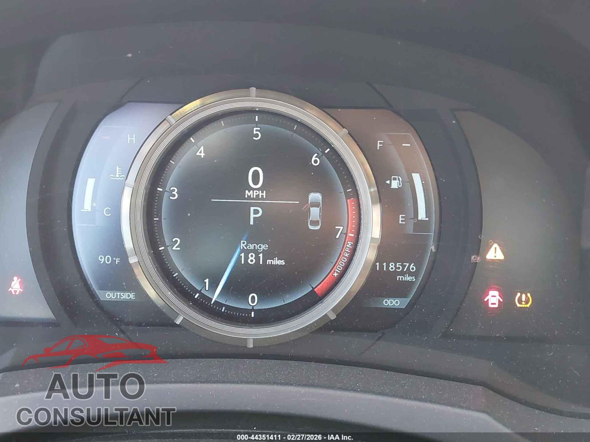 LEXUS IS 350 2015 - JTHBE1D21F5019145
