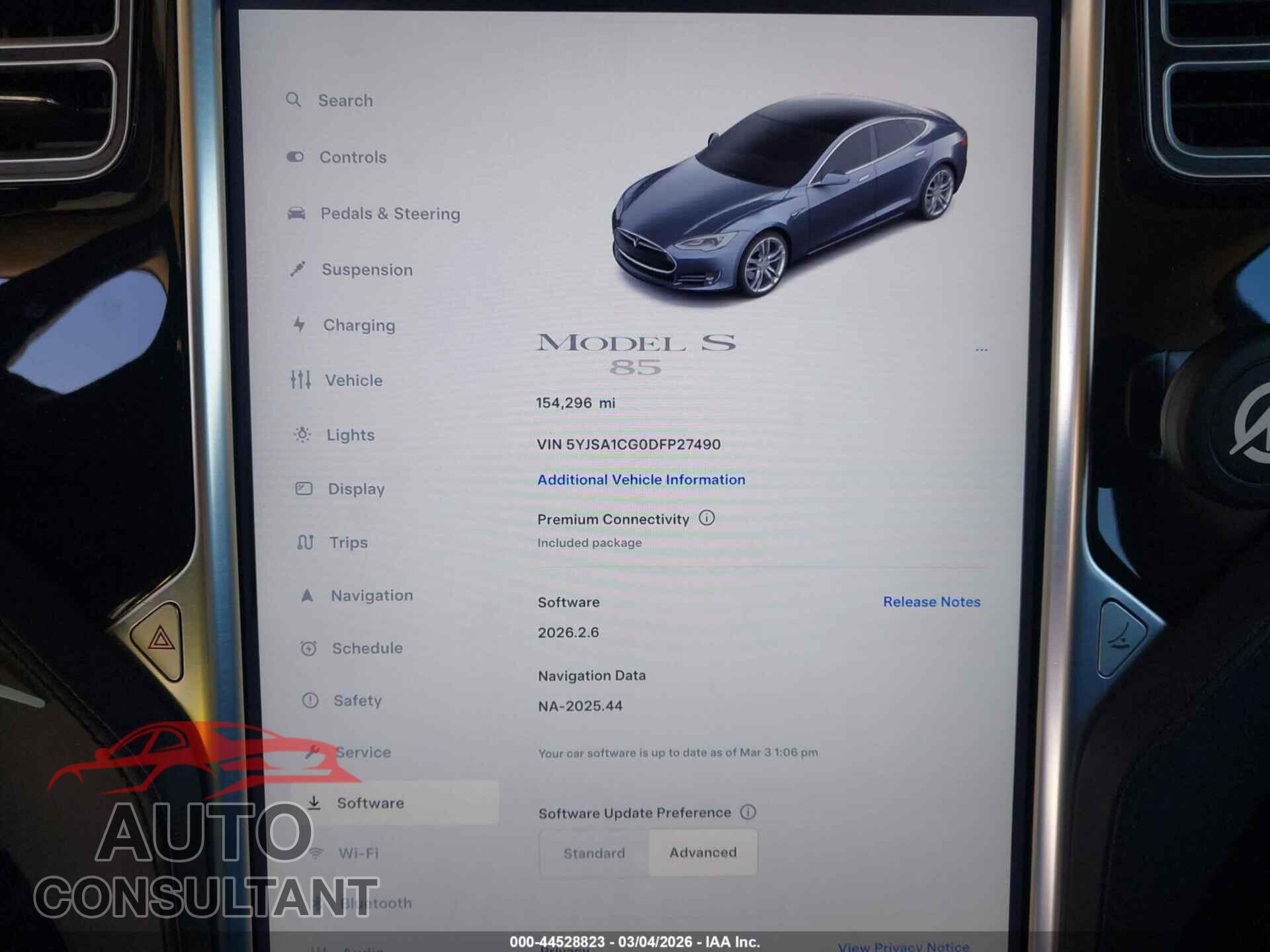 TESLA MODEL S 2013 - 5YJSA1CG0DFP27490