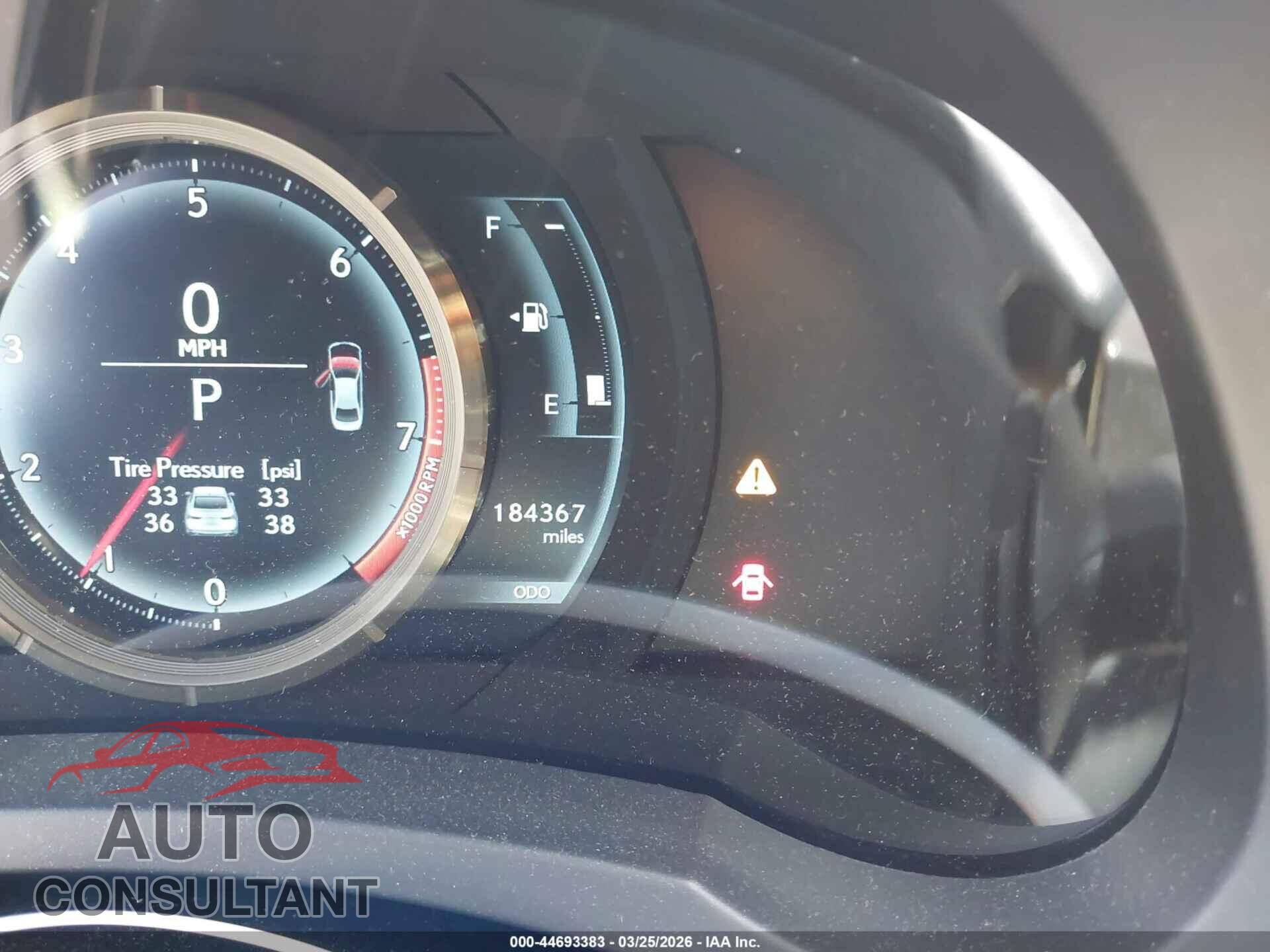 LEXUS IS 350 2014 - JTHBE1D20E5006692