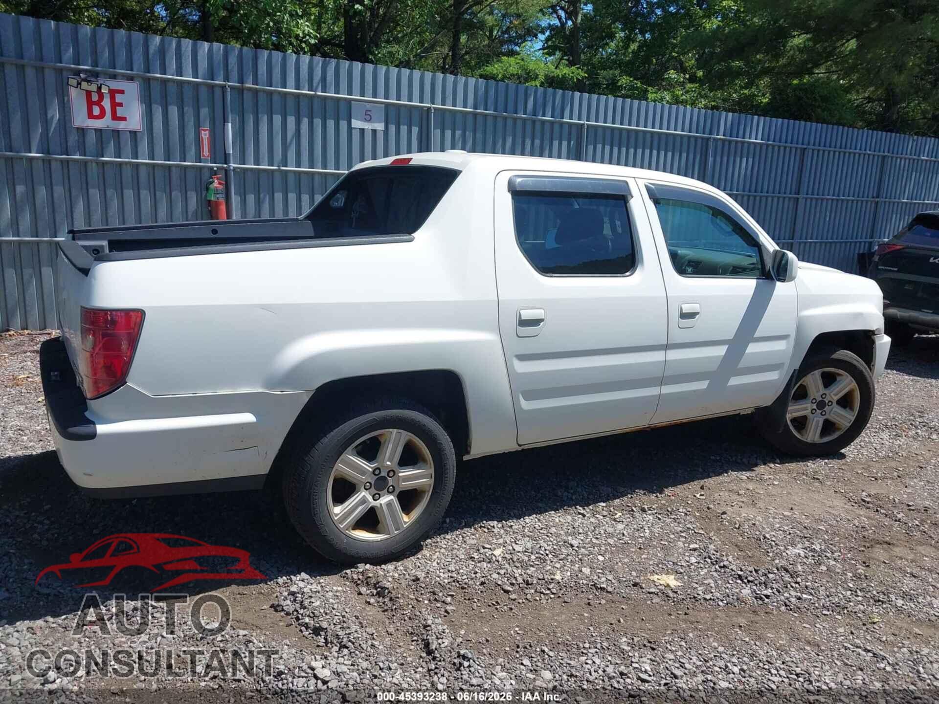 HONDA RIDGELINE 2011 - 5FPYK1F54BB452423