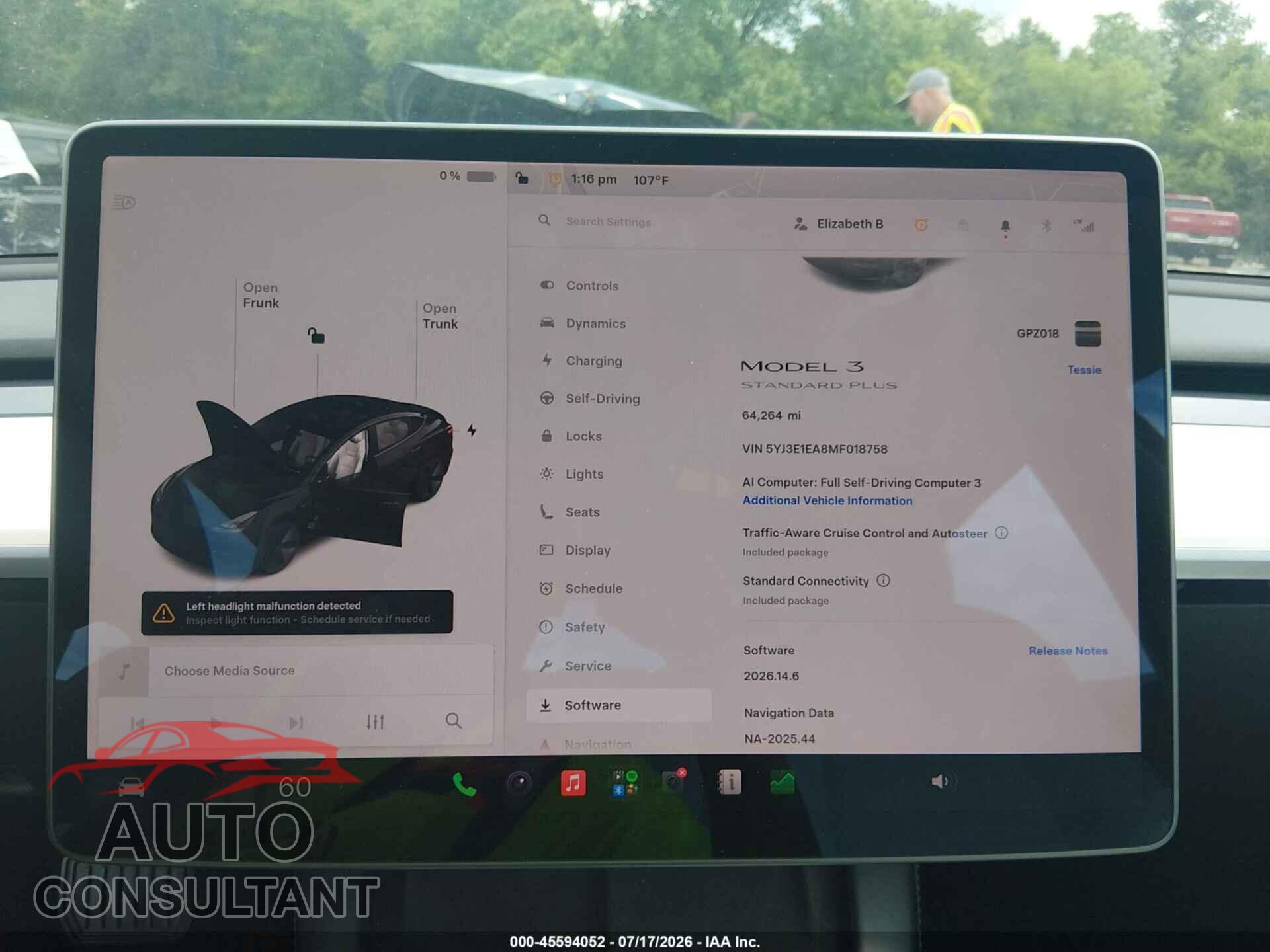 TESLA MODEL 3 2021 - 5YJ3E1EA8MF018758