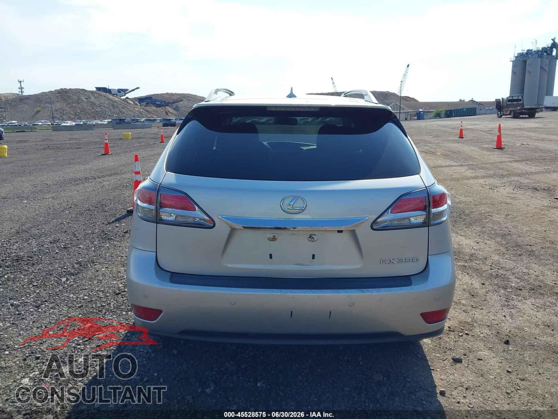 LEXUS RX 350 2013 - 2T2BK1BA2DC199896