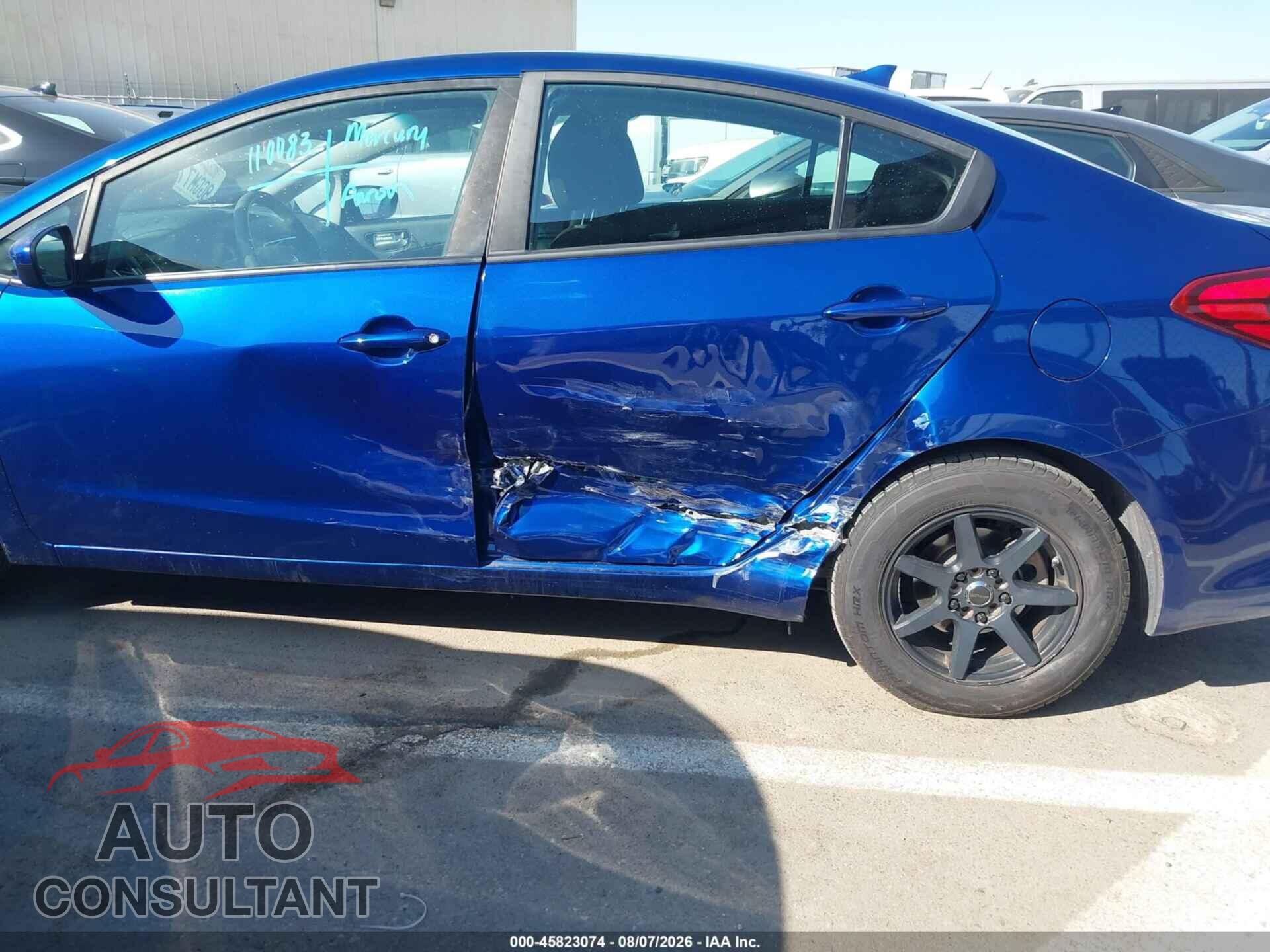 KIA FORTE 2018 - 3KPFK4A70JE280034