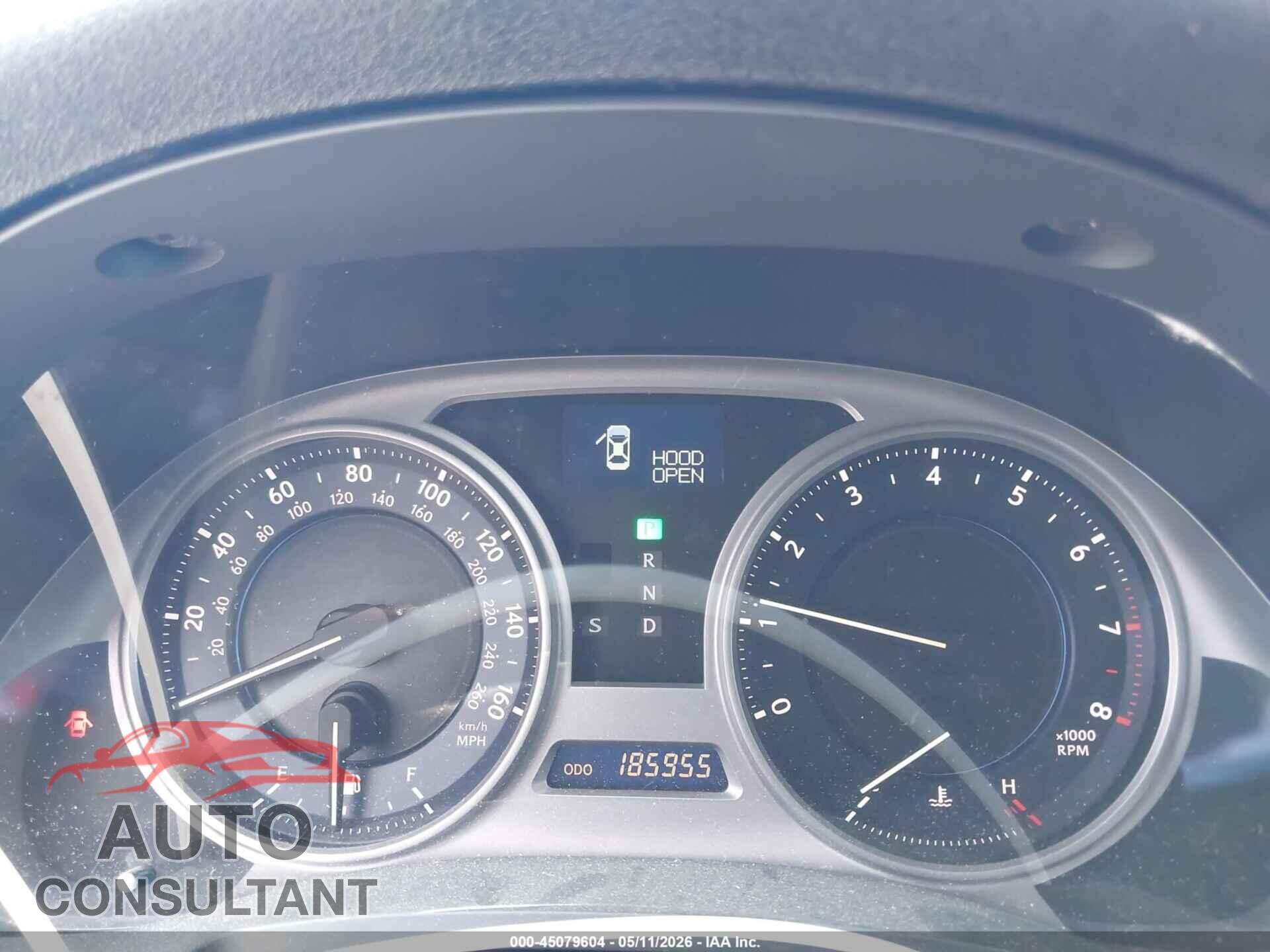 LEXUS IS 250 2009 - JTHBK262X95097780