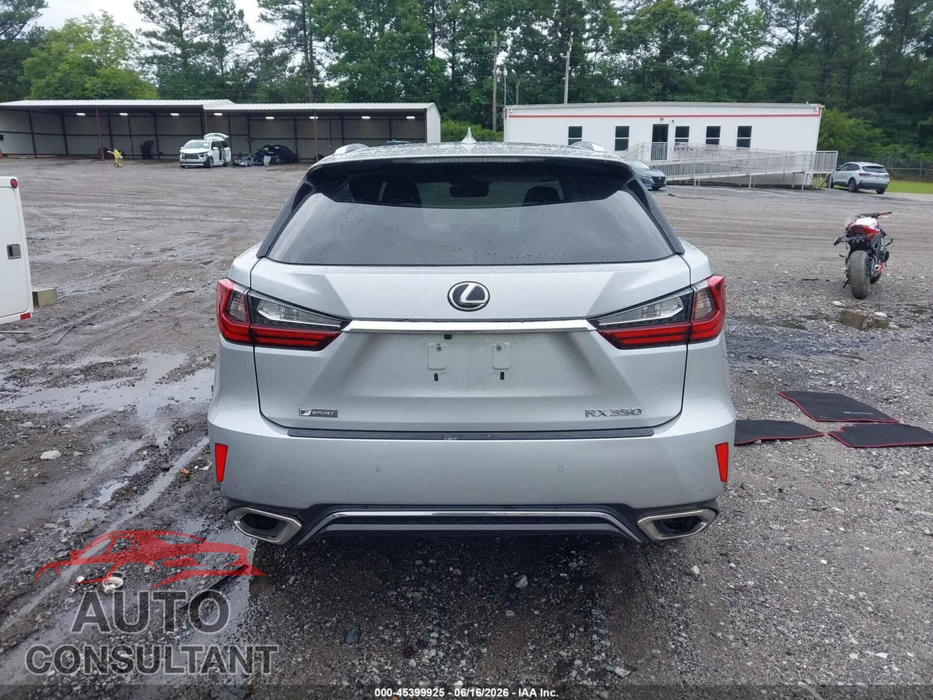 LEXUS RX 350 2017 - 2T2BZMCA9HC135145