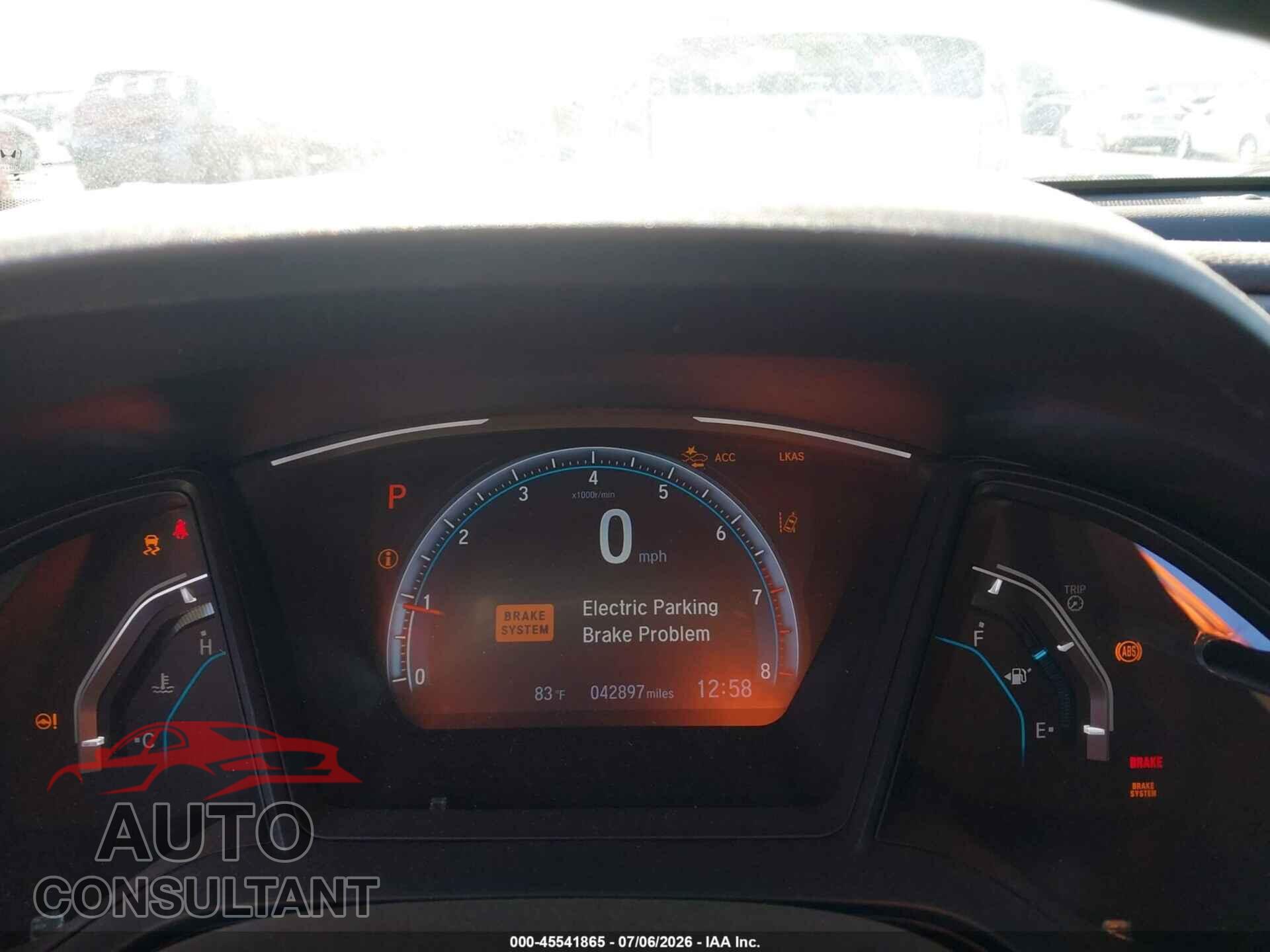 HONDA CIVIC 2020 - 19XFC2F64LE209651