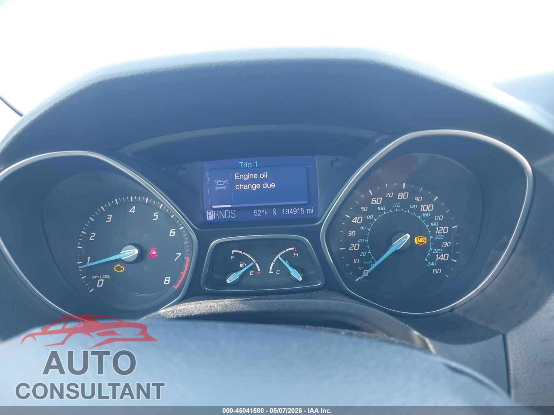 FORD FOCUS 2012 - 1FAHP3F29CL464048