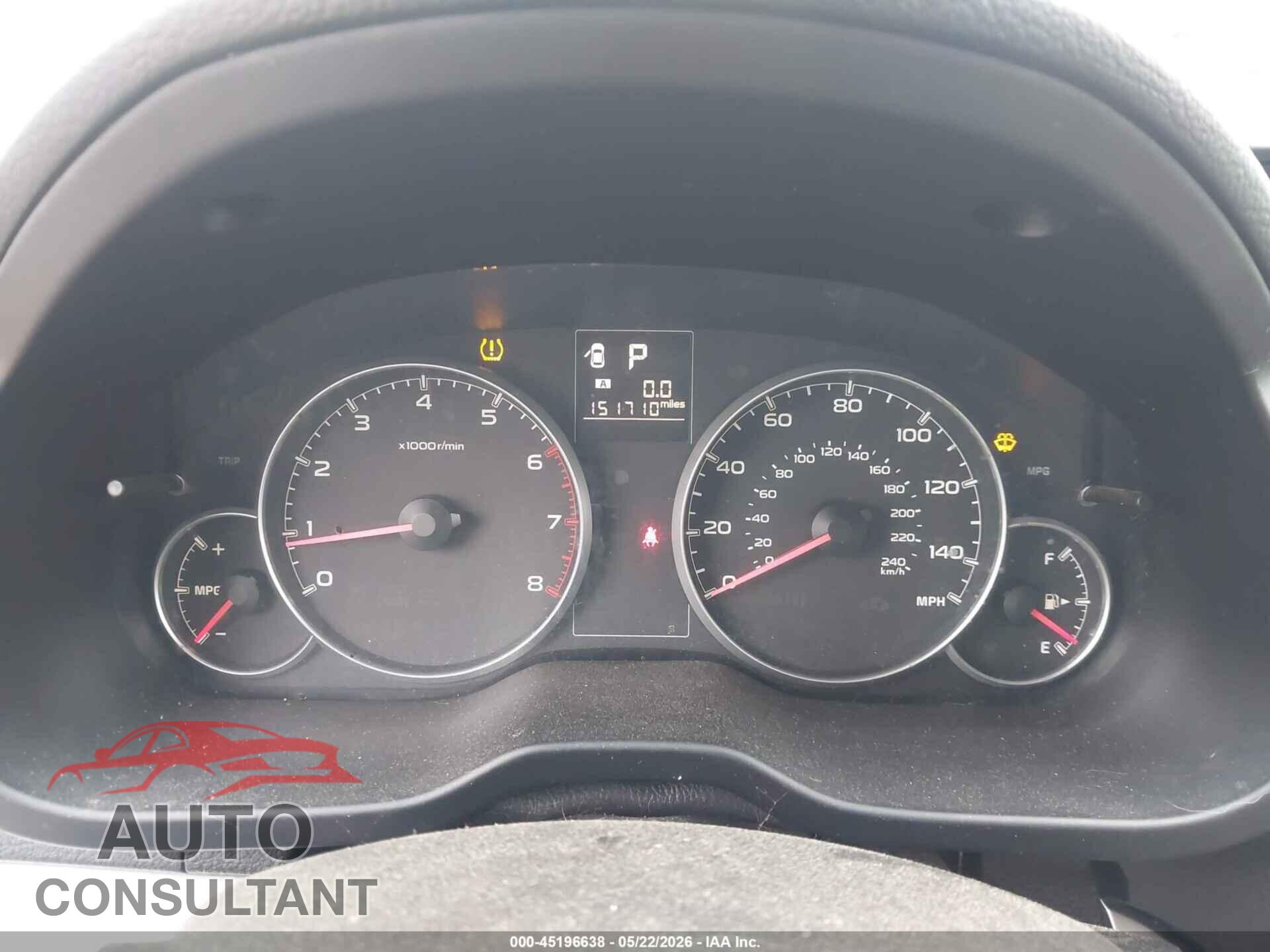 SUBARU OUTBACK 2014 - 4S4BRBDC8E3201449