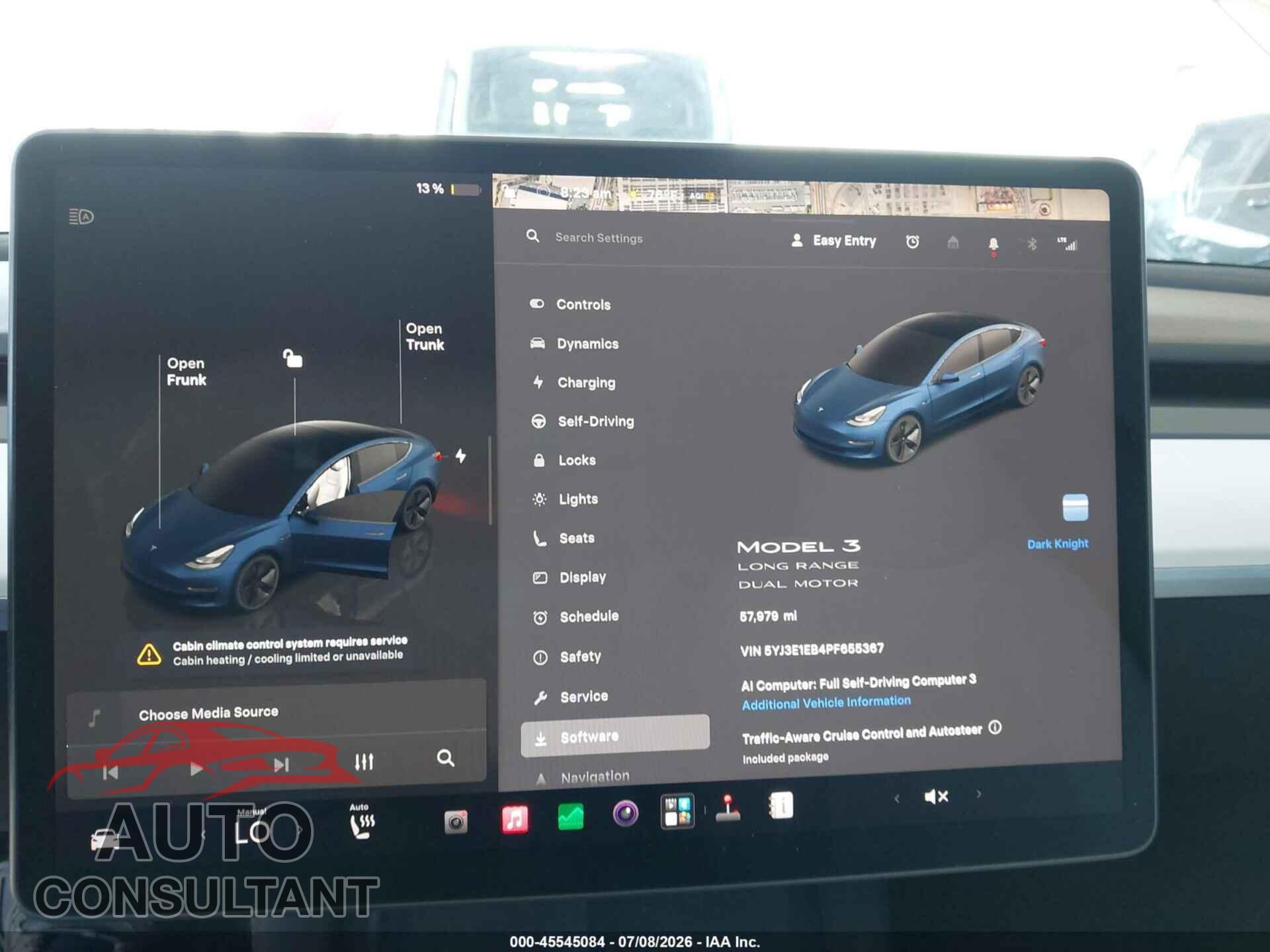 TESLA MODEL 3 2023 - 5YJ3E1EB4PF655367