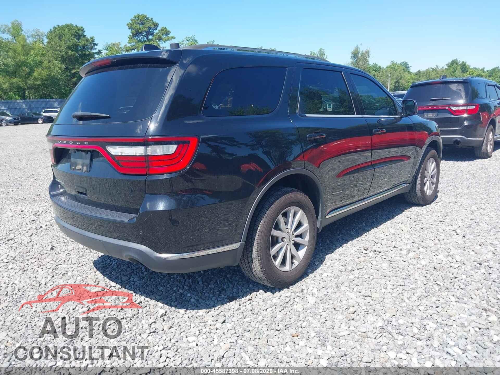 DODGE DURANGO 2019 - 1C4RDJAG3KC744464