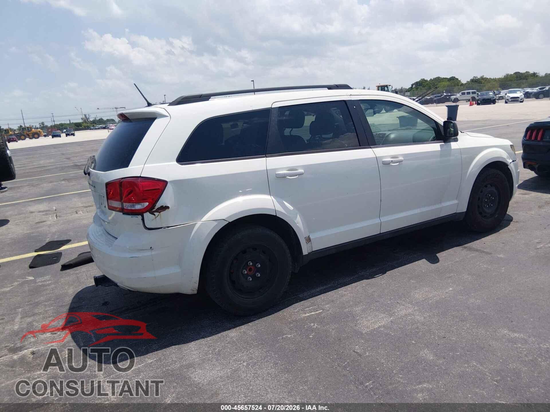 DODGE JOURNEY 2012 - 3C4PDCAB5CT289985