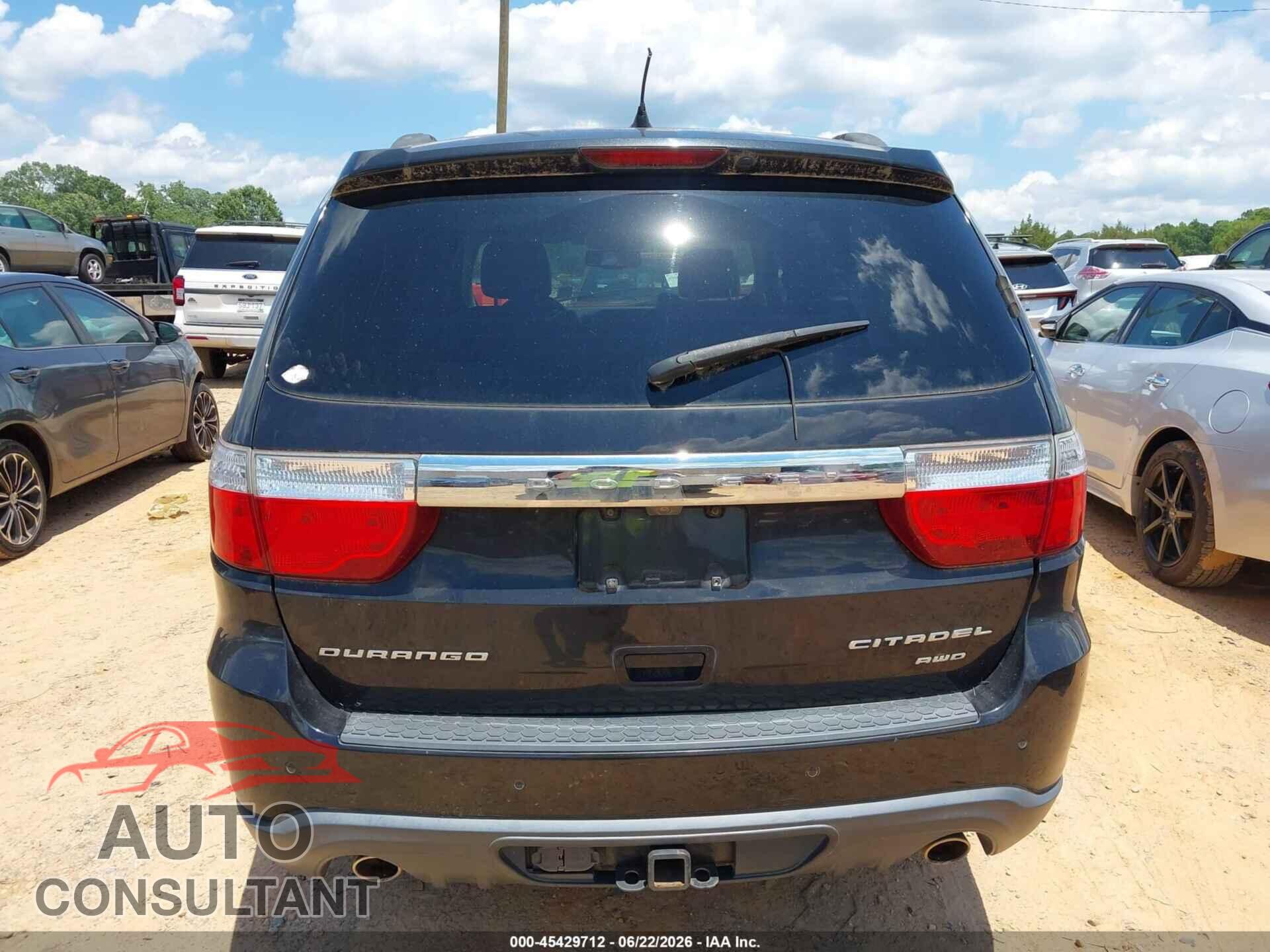 DODGE DURANGO 2012 - 1C4SDJET0CC205018