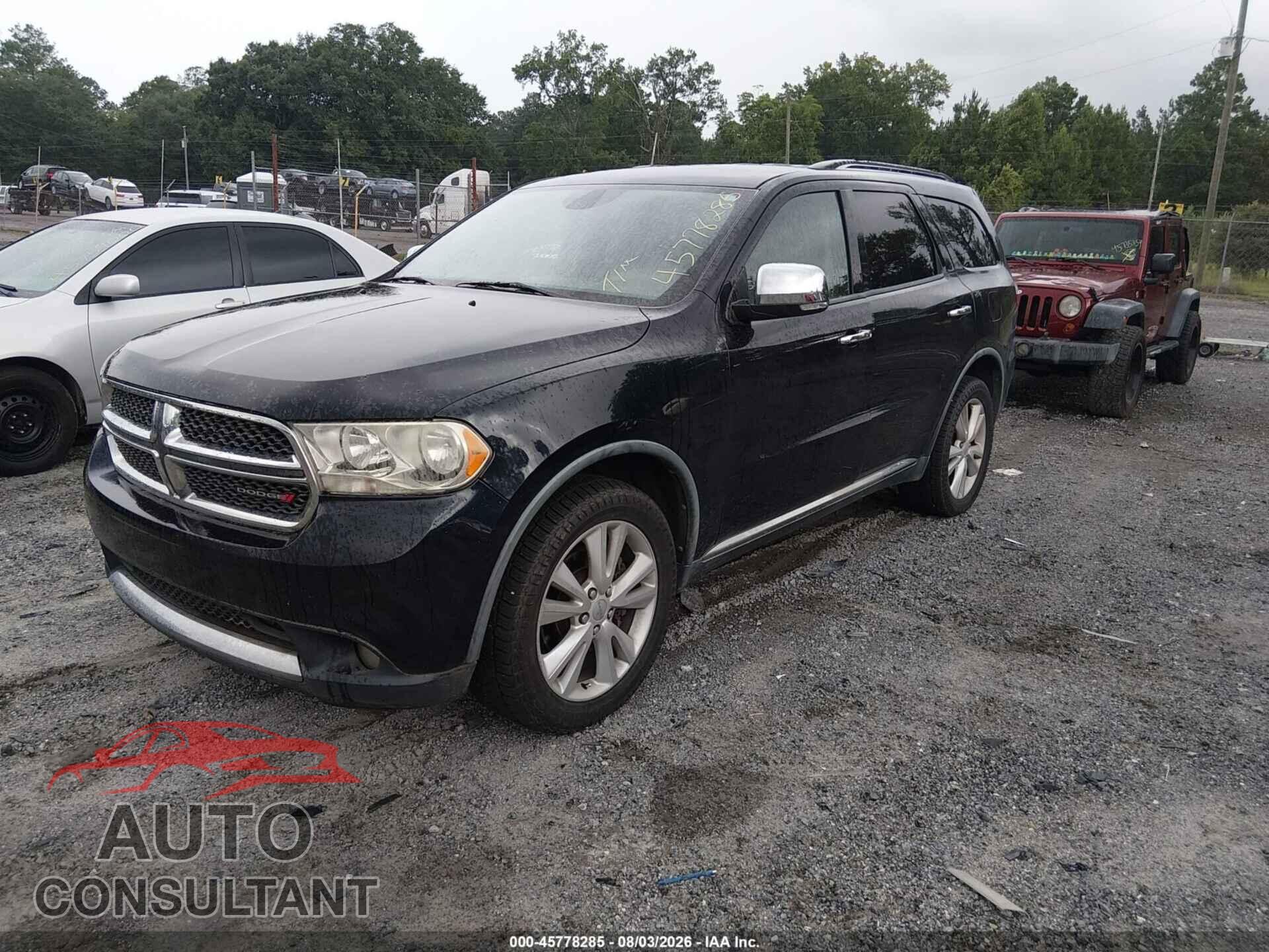DODGE DURANGO 2011 - 1D4SD4GT3BC696880