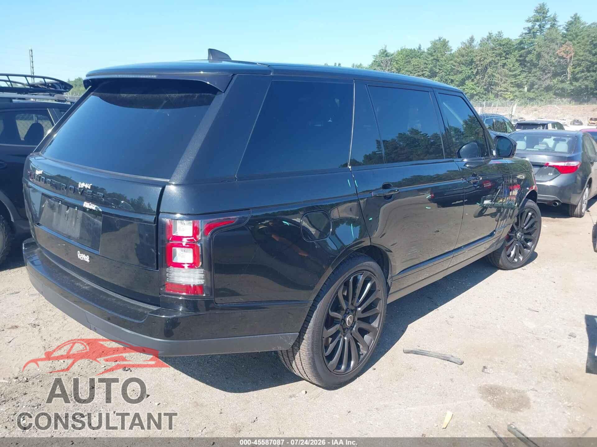 LAND ROVER RANGE ROVER 2017 - SALGS5FE4HA323555