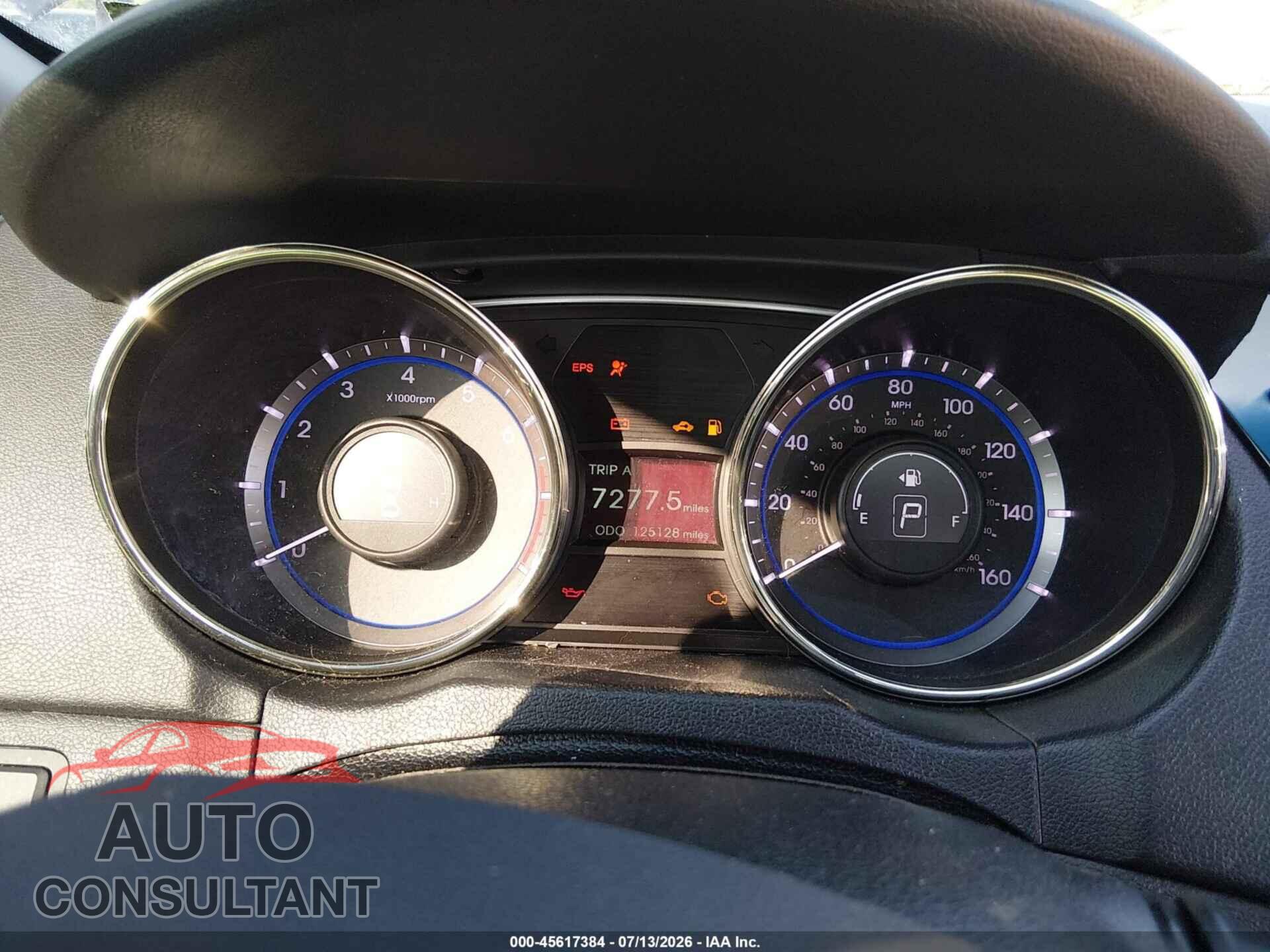 HYUNDAI SONATA 2012 - 5NPEC4AB3CH473595