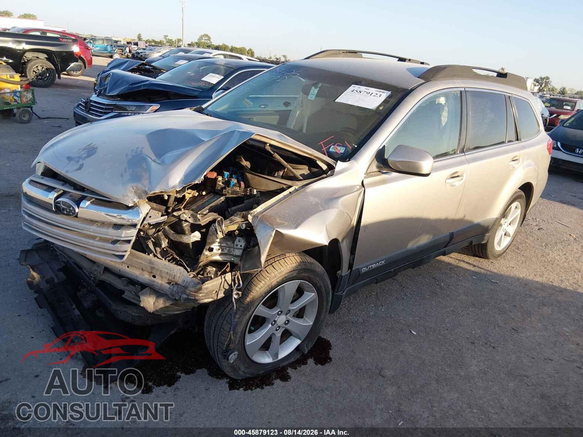 SUBARU OUTBACK 2014 - 4S4BRCCC3E3214276