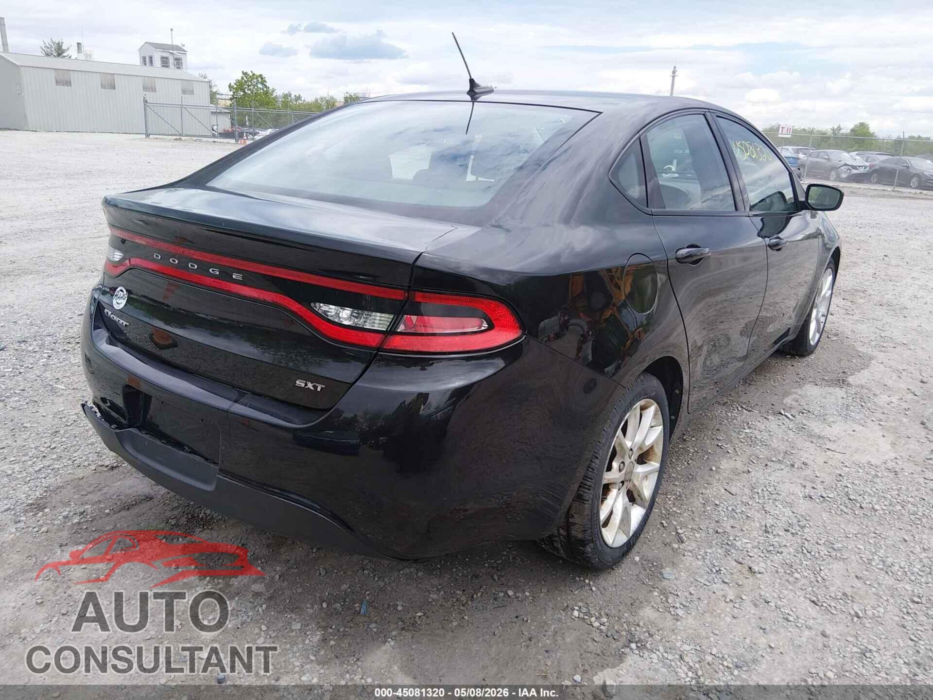 DODGE DART 2013 - 1C3CDFBA1DD159400