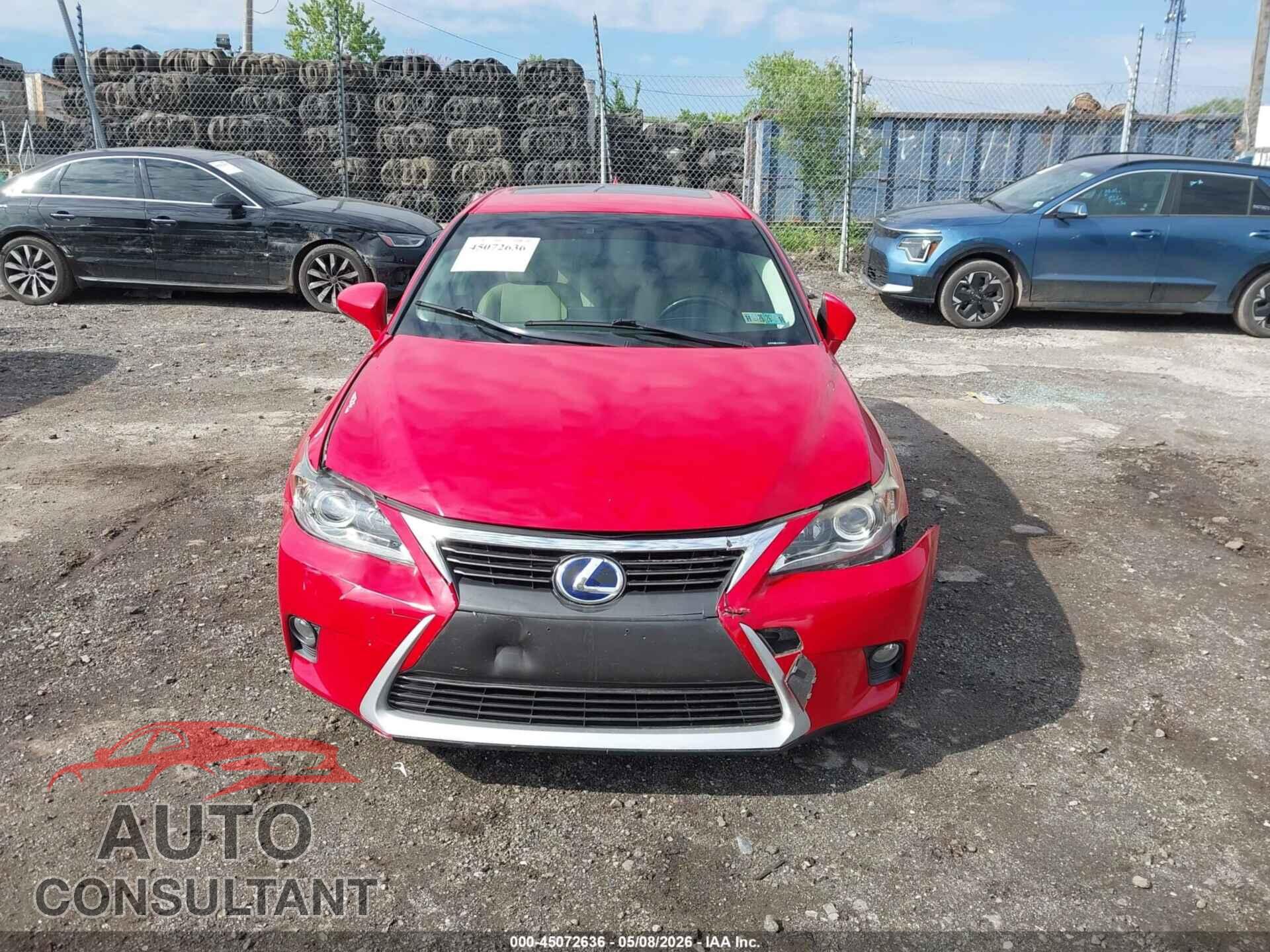 LEXUS CT 200H 2014 - JTHKD5BH4E2194331