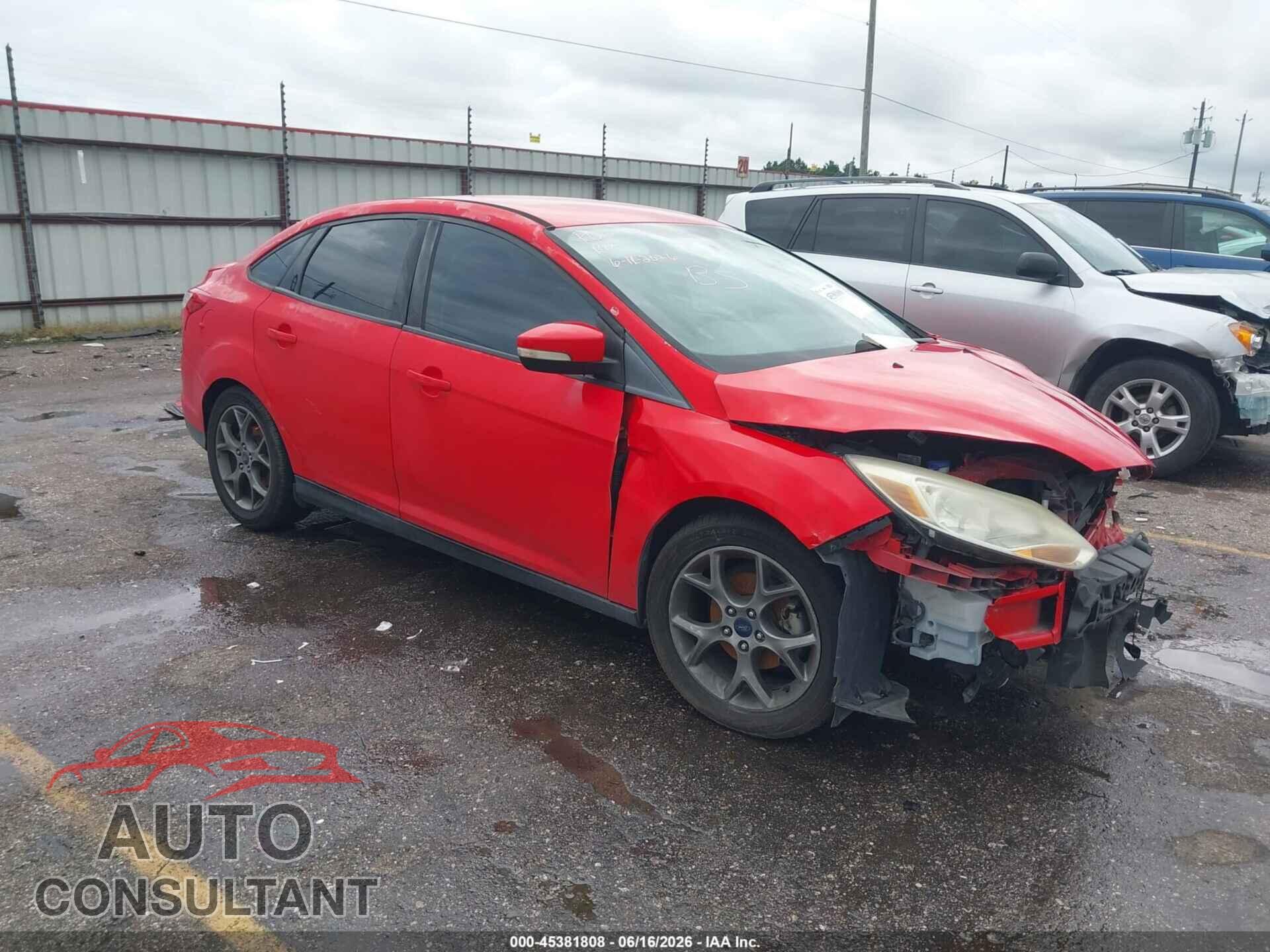 FORD FOCUS 2013 - 1FADP3F25DL326295
