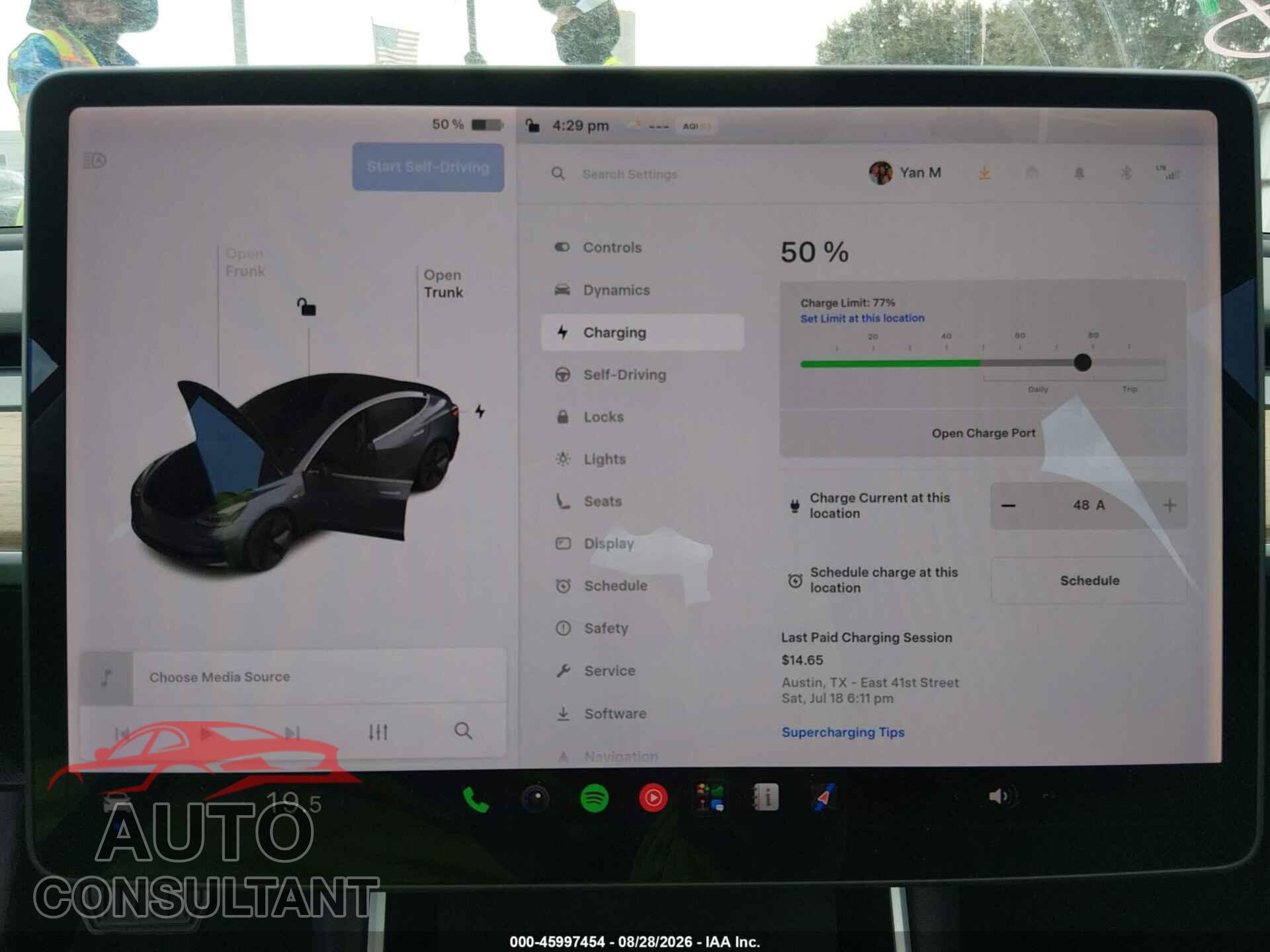 TESLA MODEL 3 2018 - 5YJ3E1EA3JF123753