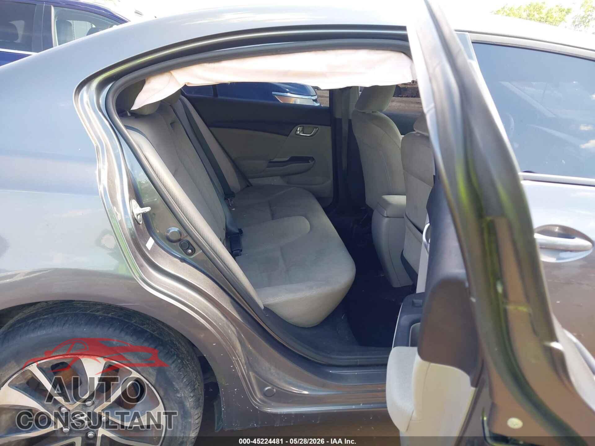 HONDA CIVIC 2013 - 19XFB2F87DE034558