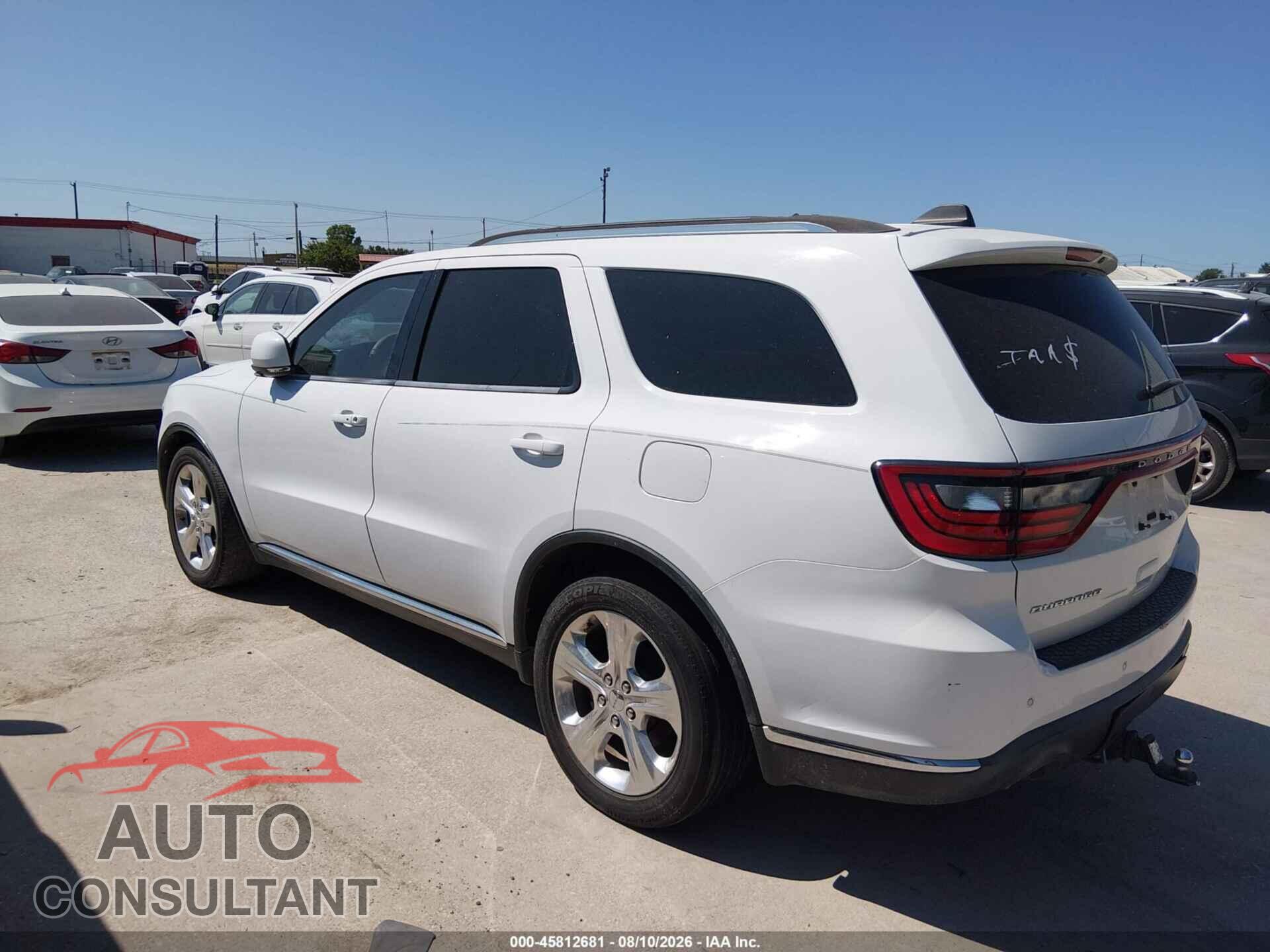 DODGE DURANGO 2014 - 1C4SDHDT9EC428171