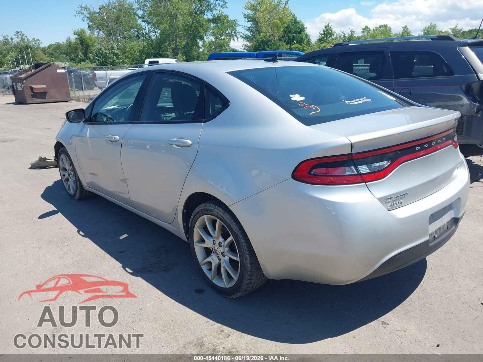 DODGE DART 2013 - 1C3CDFBA3DD151878
