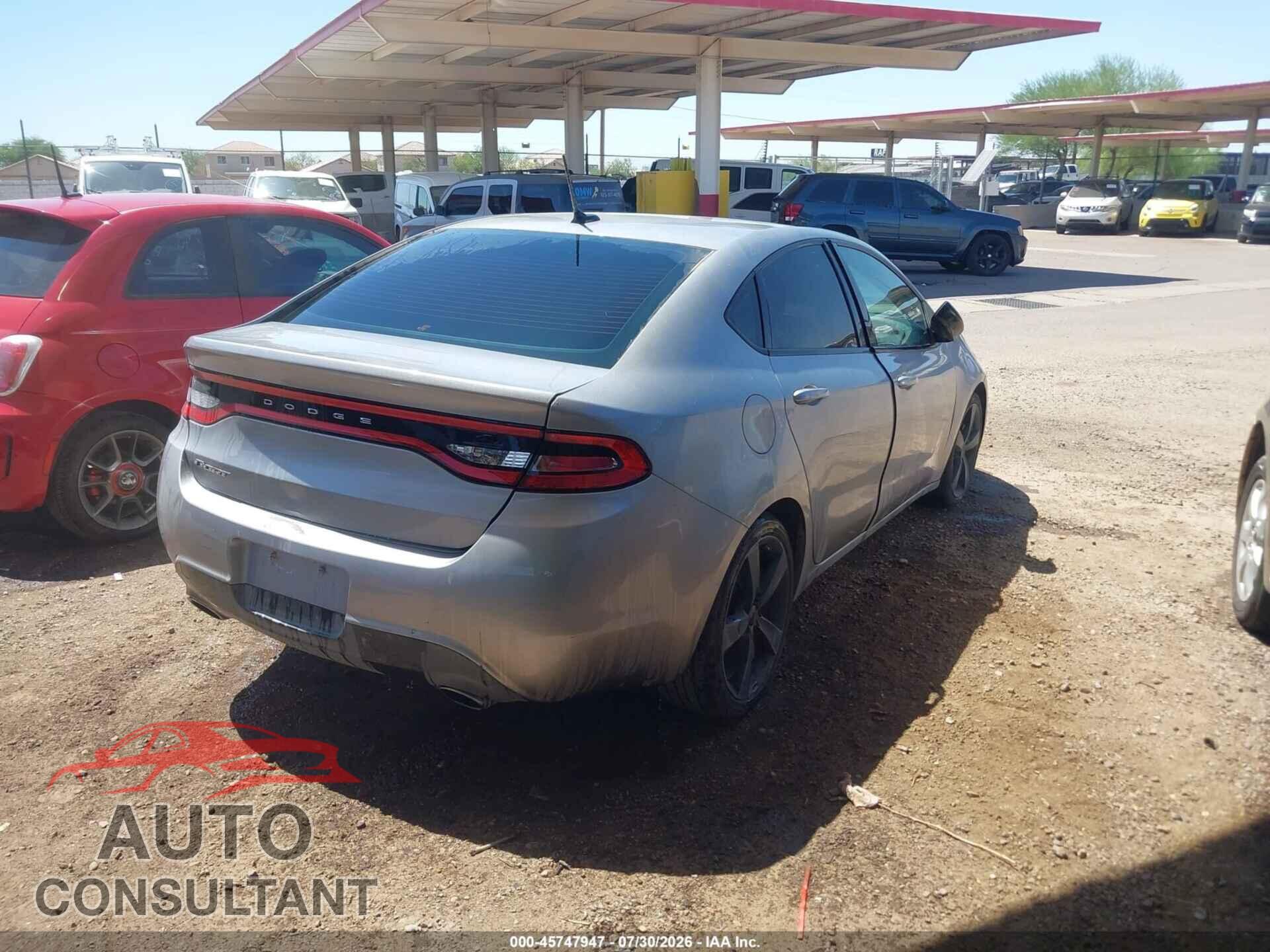 DODGE DART 2015 - 1C3CDFBB6FD422458