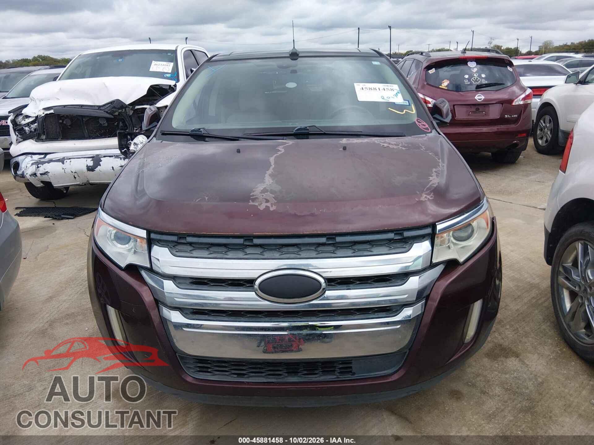 FORD EDGE 2012 - 2FMDK3KC8CBA26817