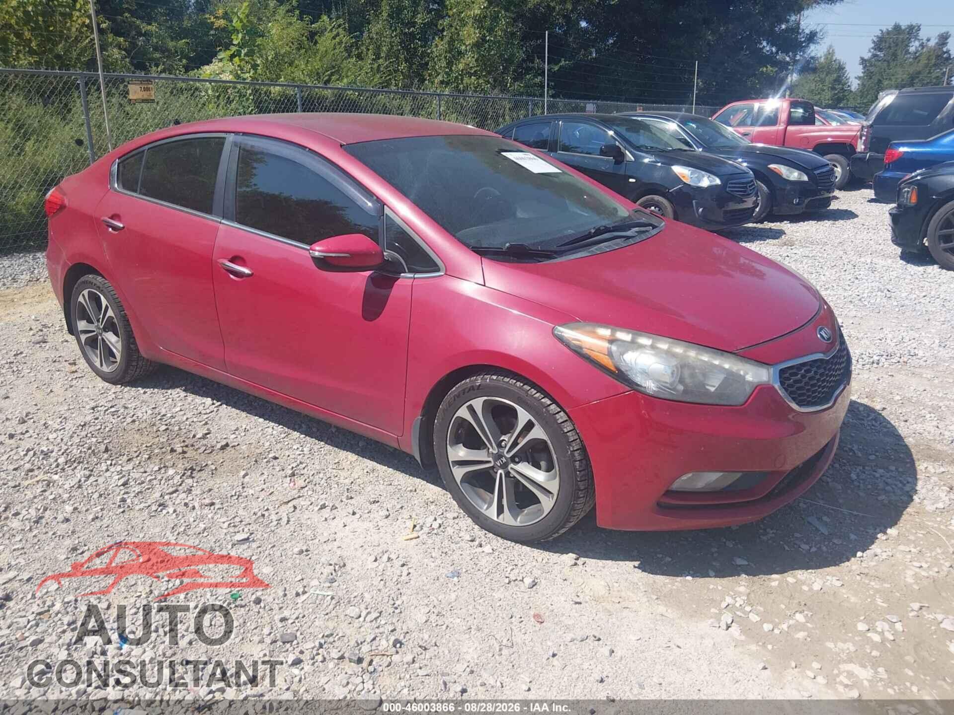 KIA FORTE 2014 - KNAFX4A81E5102402