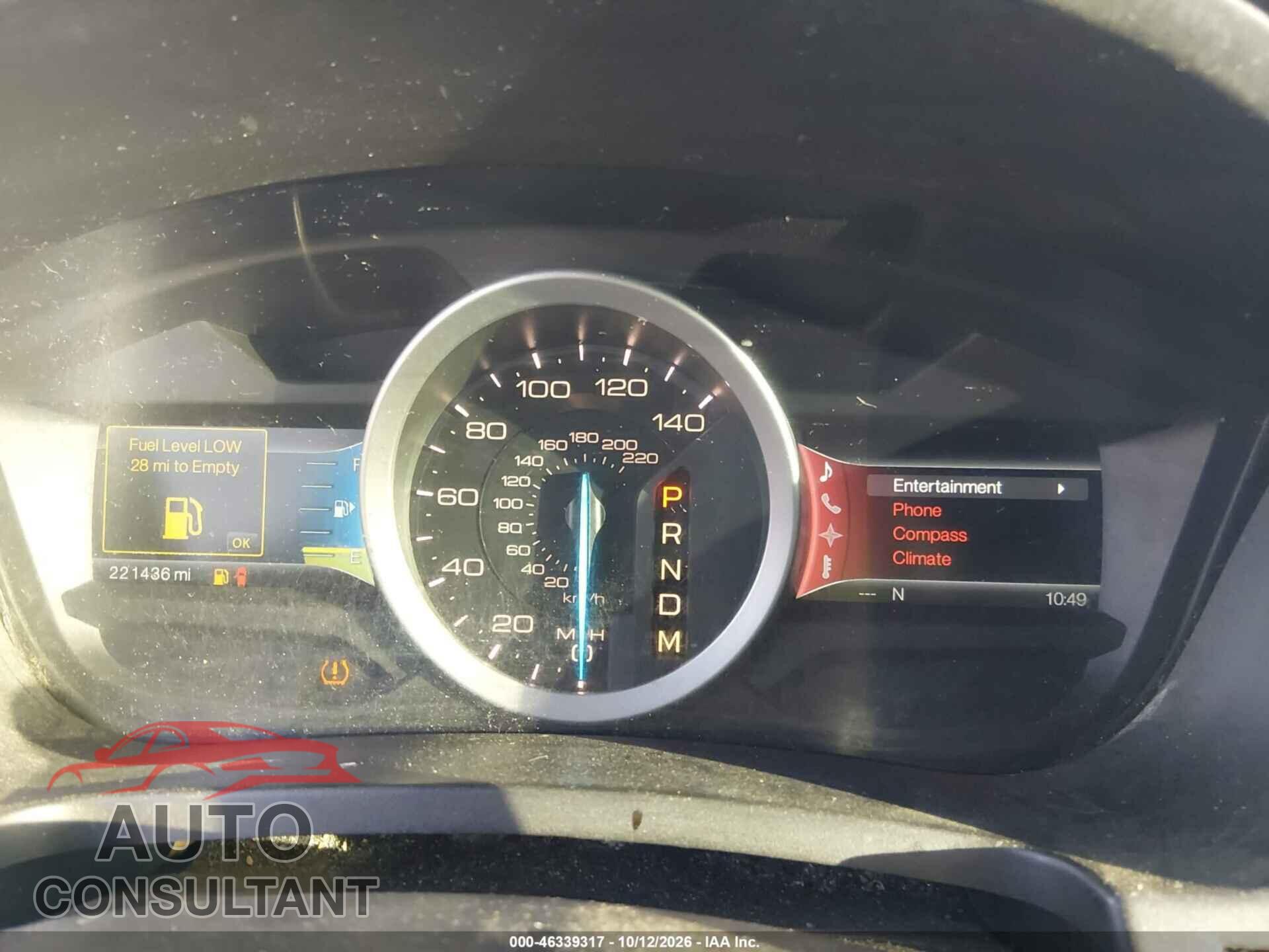 FORD EXPLORER 2011 - 1FMHK7D86BGA28154