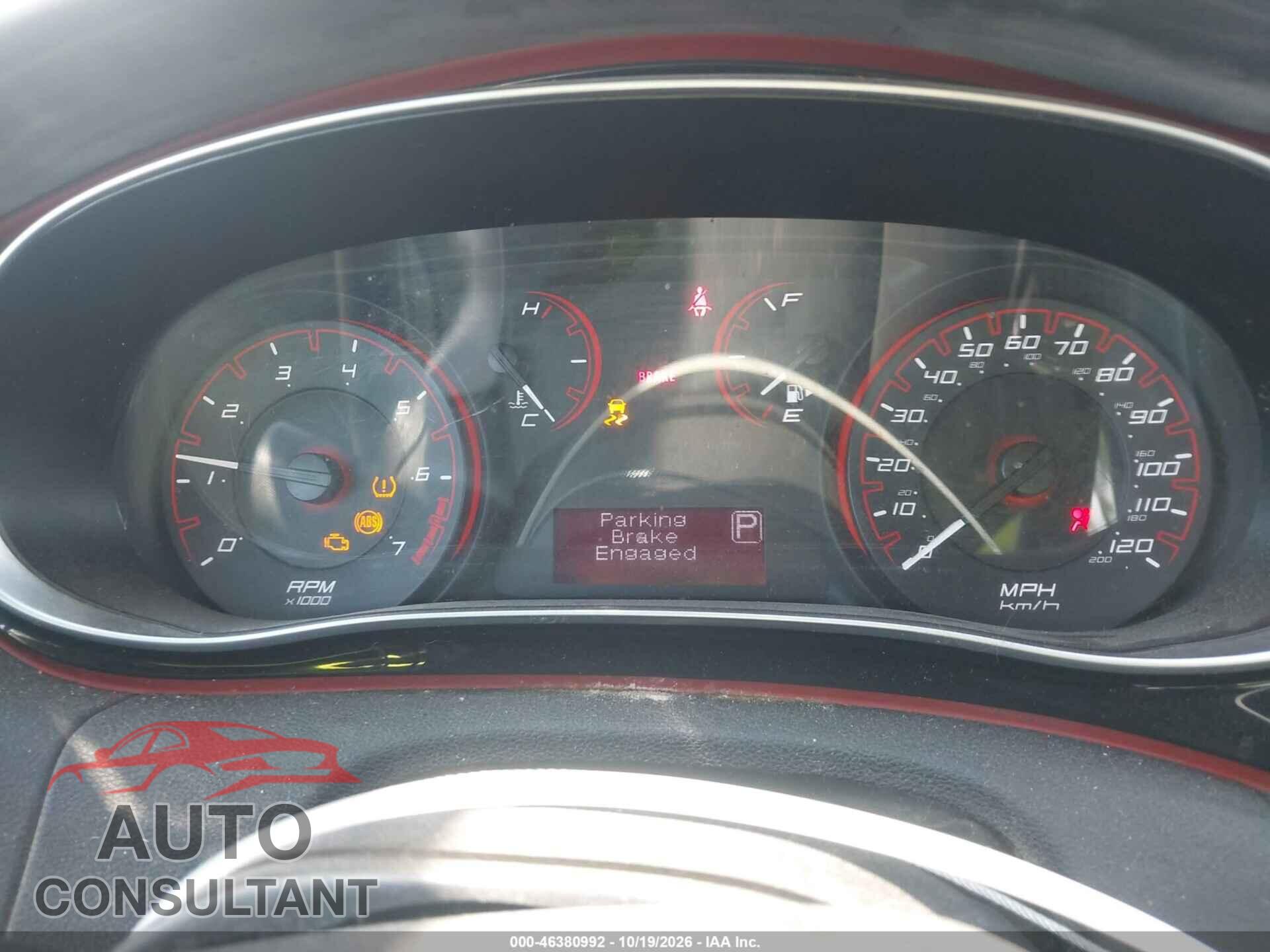 DODGE DART 2016 - 1C3CDFAA5GD578470