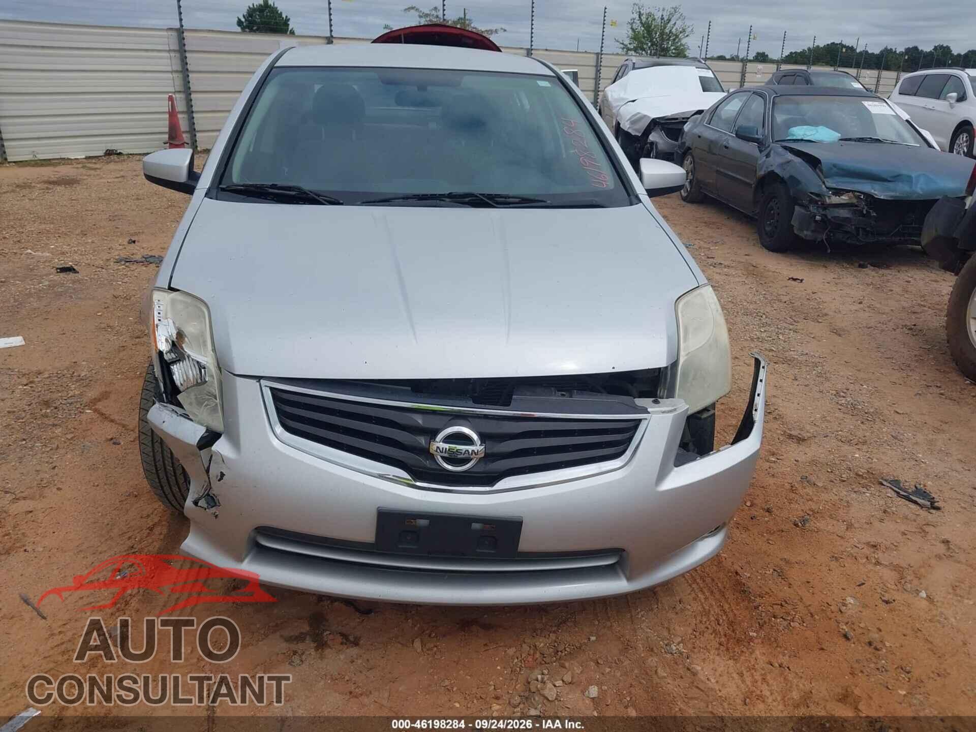 NISSAN SENTRA 2012 - 3N1AB6AP2CL693404