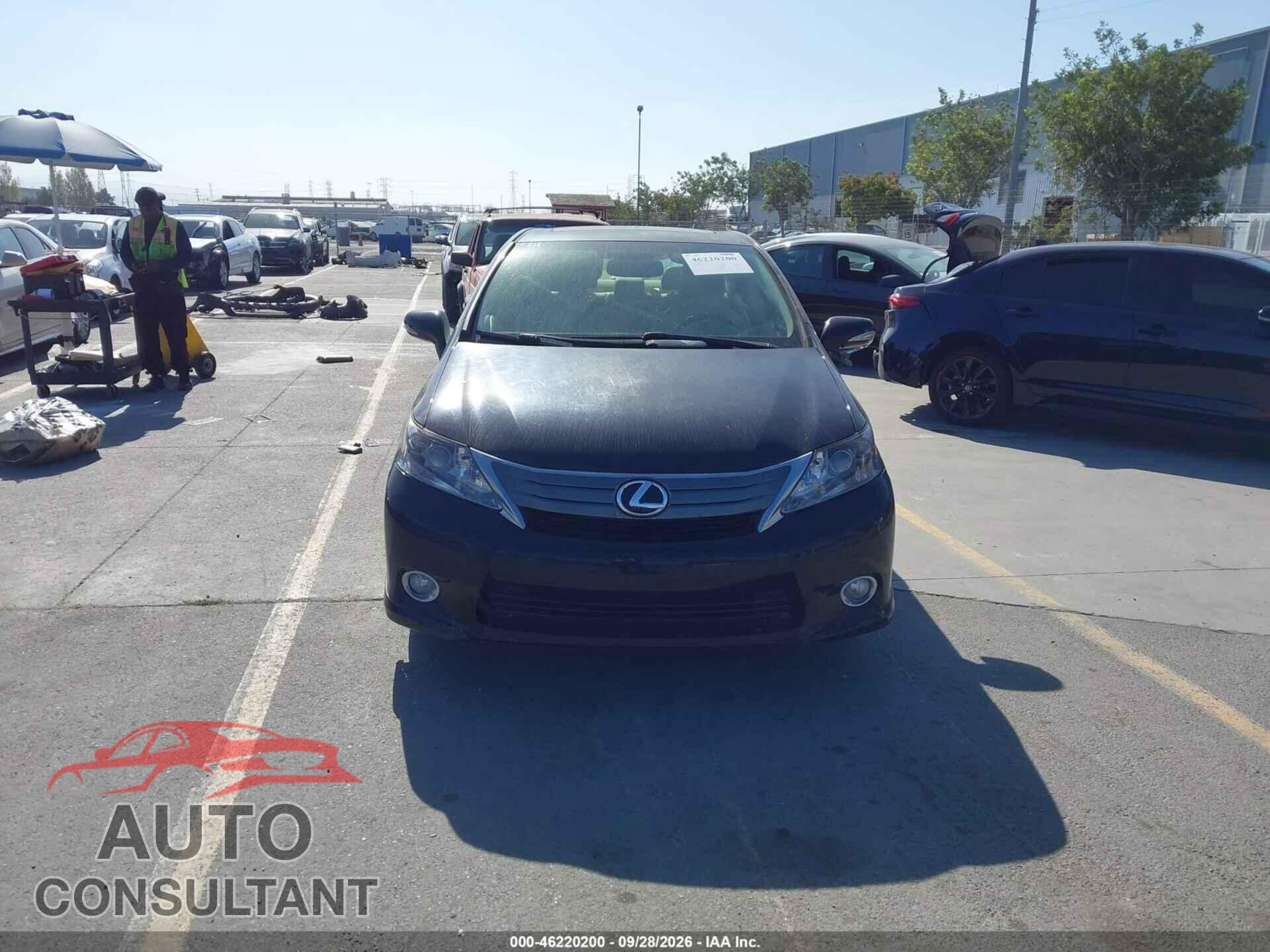 LEXUS HS 250H 2010 - JTHBB1BAXA2000994