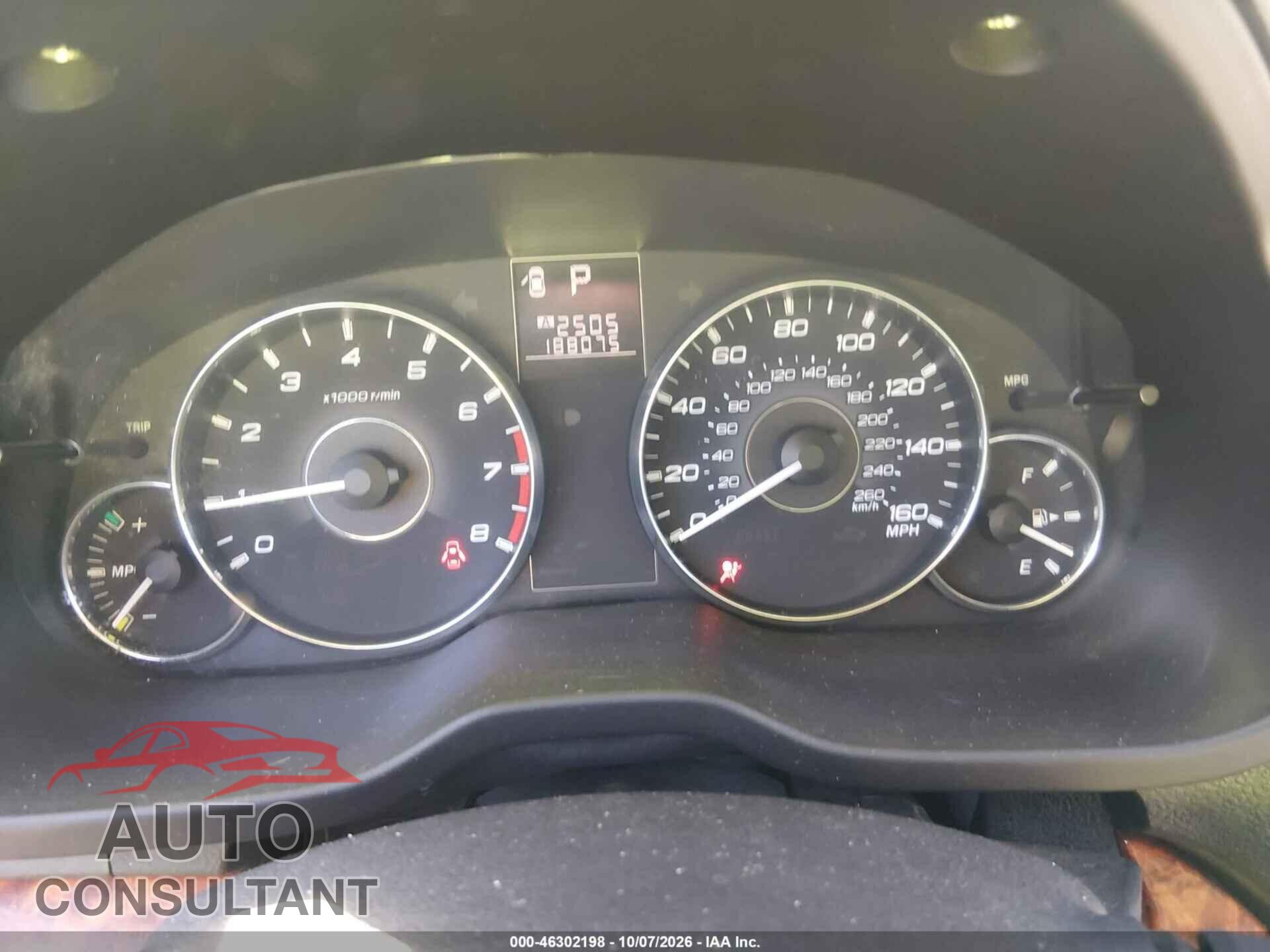 SUBARU LEGACY 2011 - 4S3BMDL67B2241789