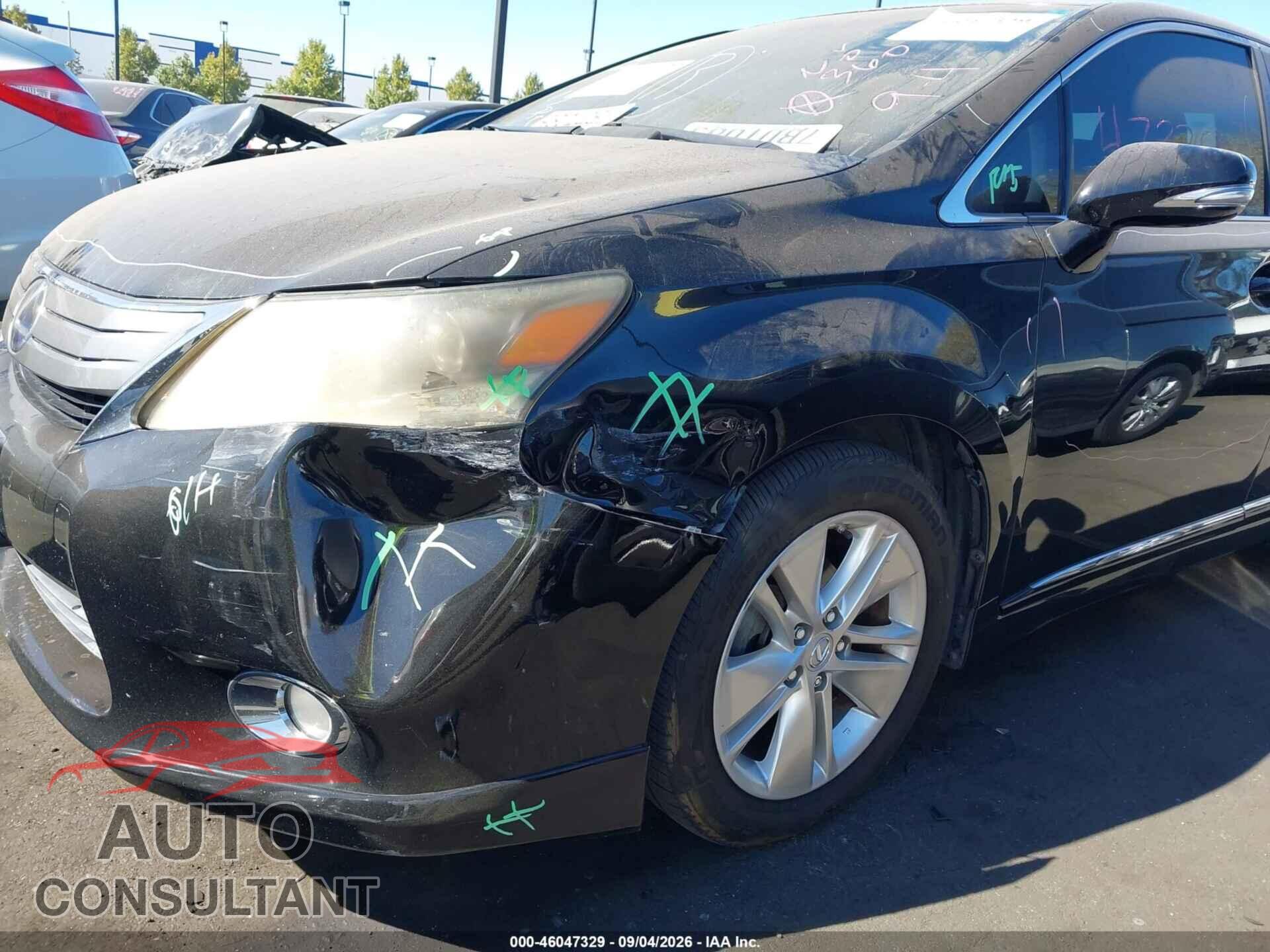 LEXUS HS 250H 2010 - JTHBB1BA4A2014275