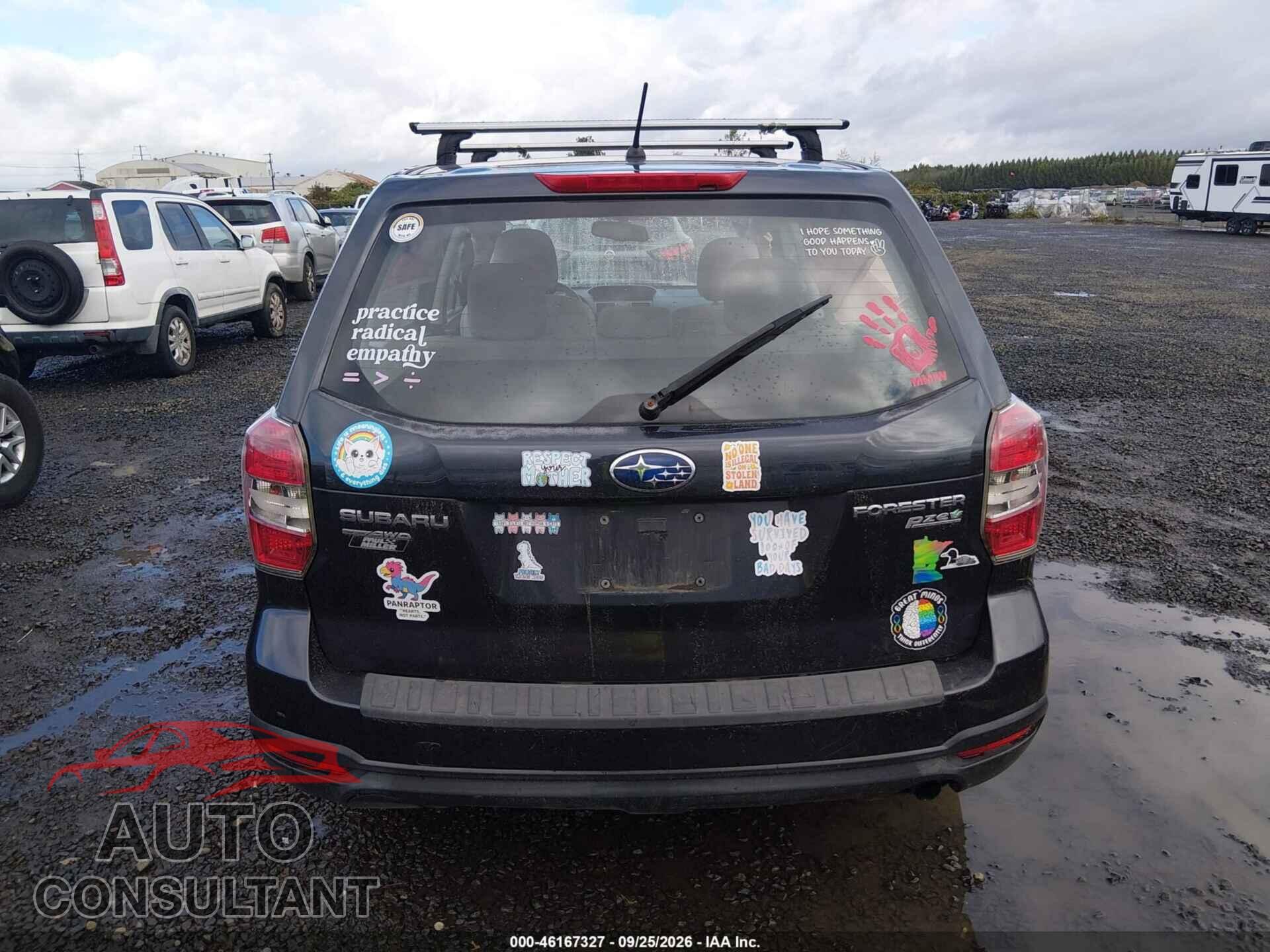 SUBARU FORESTER 2014 - JF2SJAACXEG460612