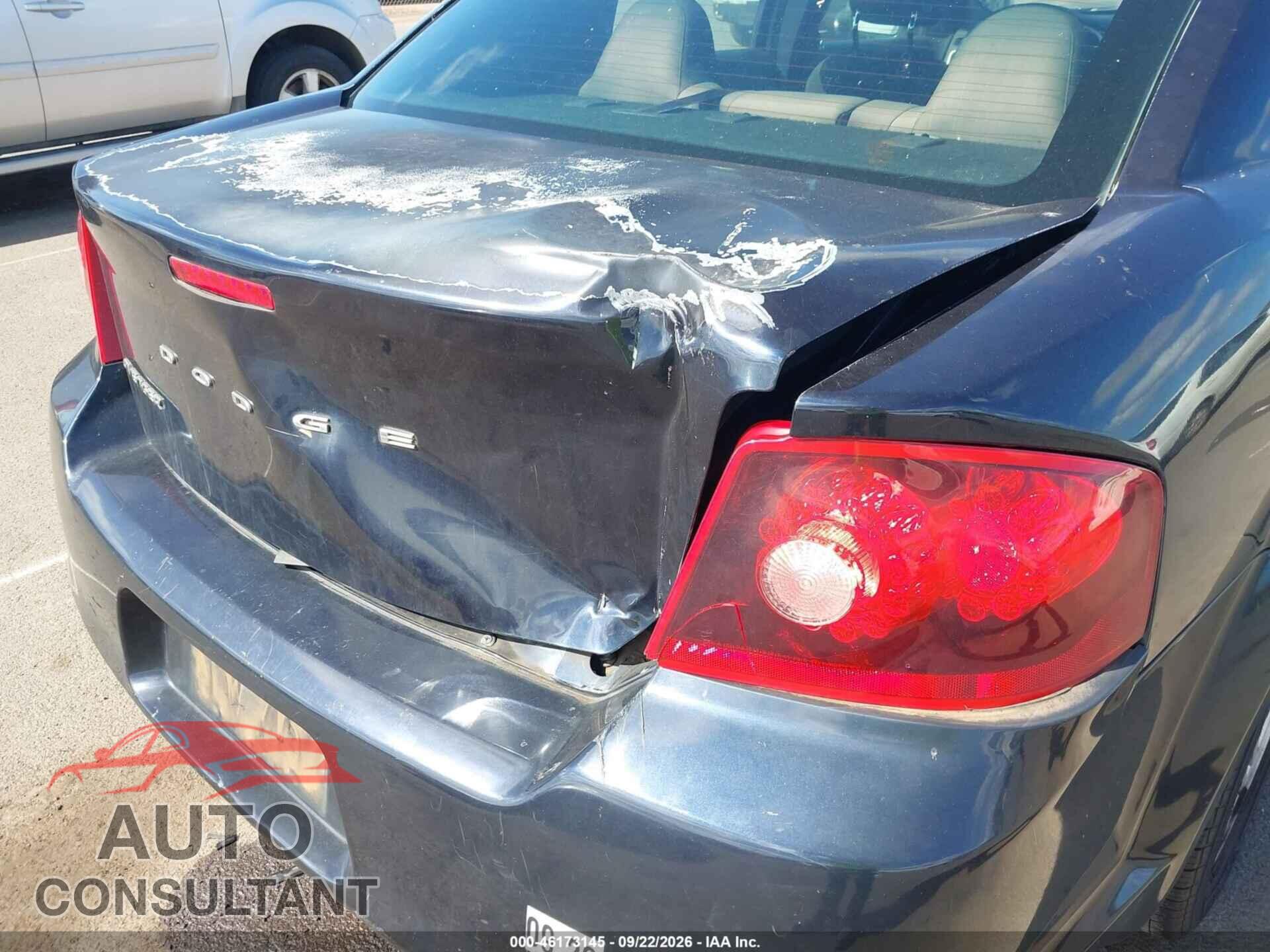 DODGE AVENGER 2011 - 1B3BD1FB9BN534441