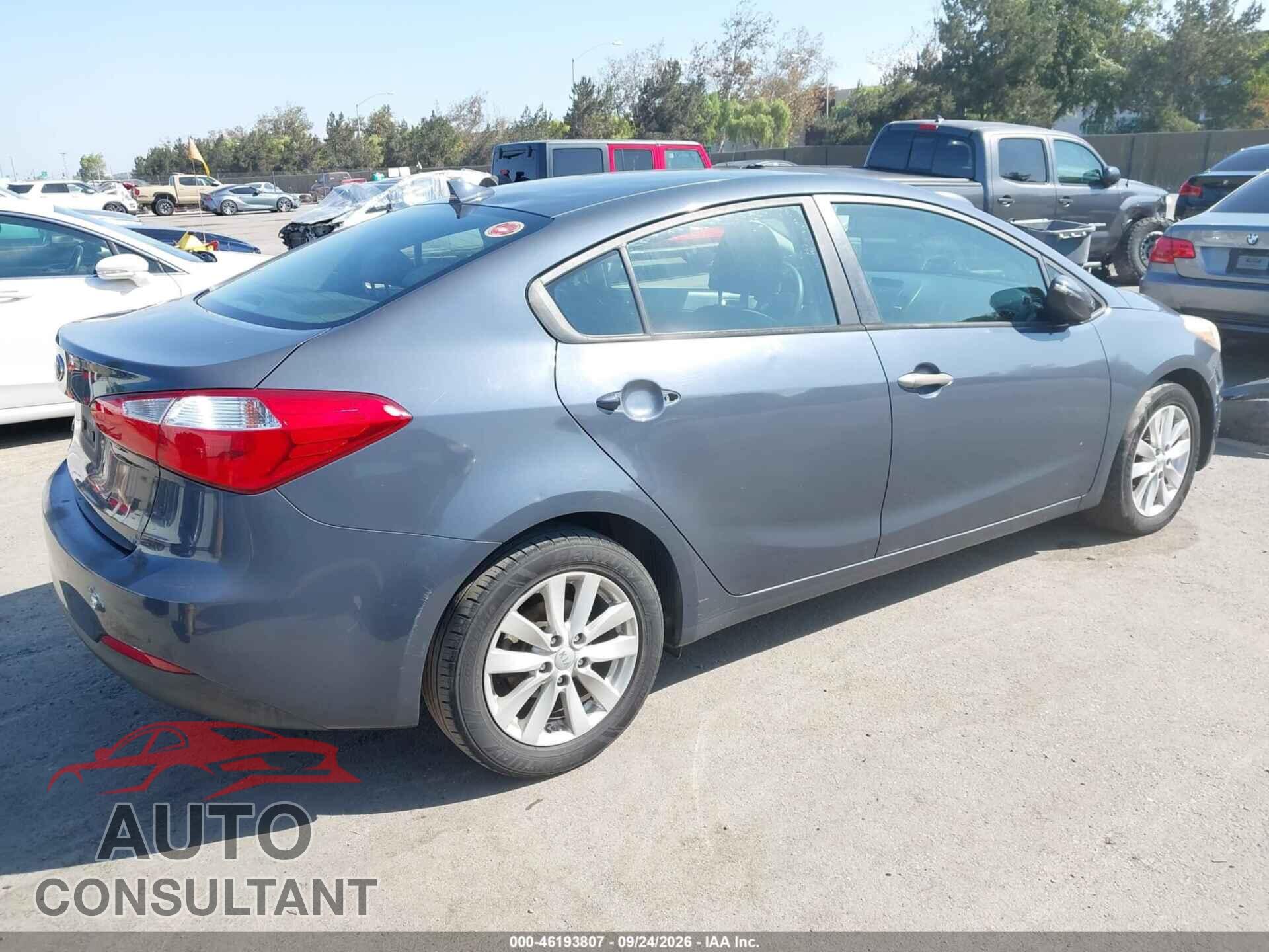 KIA FORTE 2014 - KNAFX4A64E5240420
