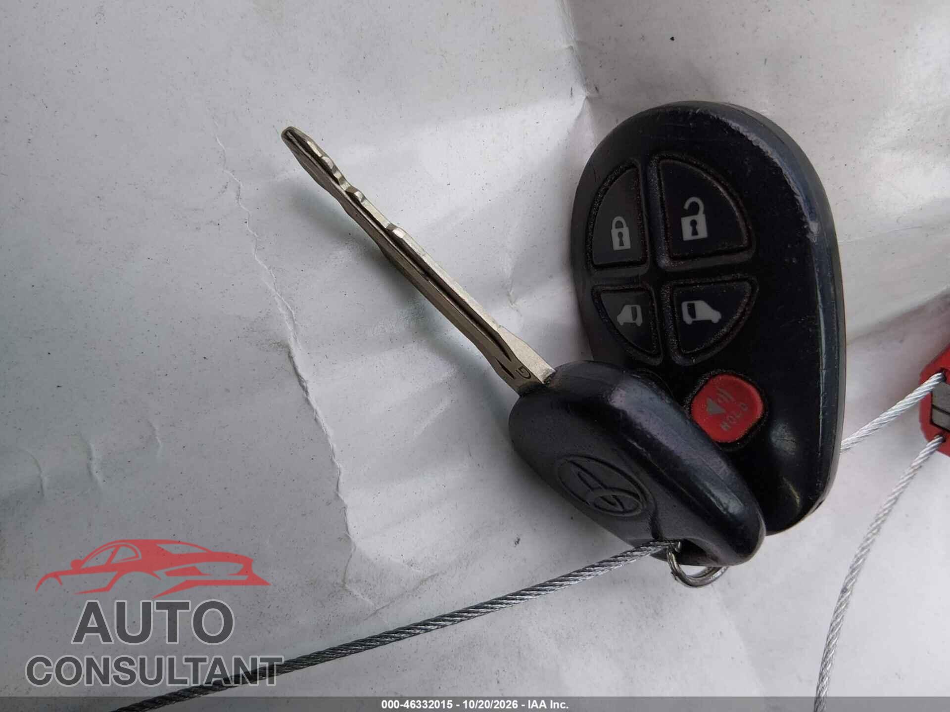 TOYOTA SIENNA 2012 - 5TDYK3DC3CS231253