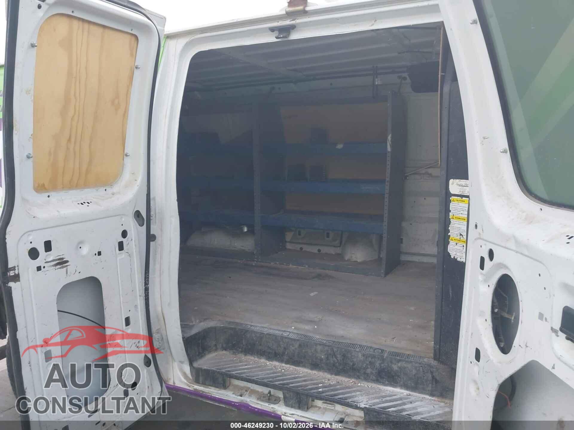 FORD E-250 2012 - 1FTNE2EL0CDB25292