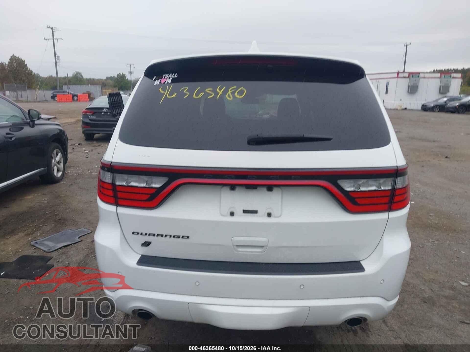 DODGE DURANGO 2021 - 1C4RDJAG5MC688577