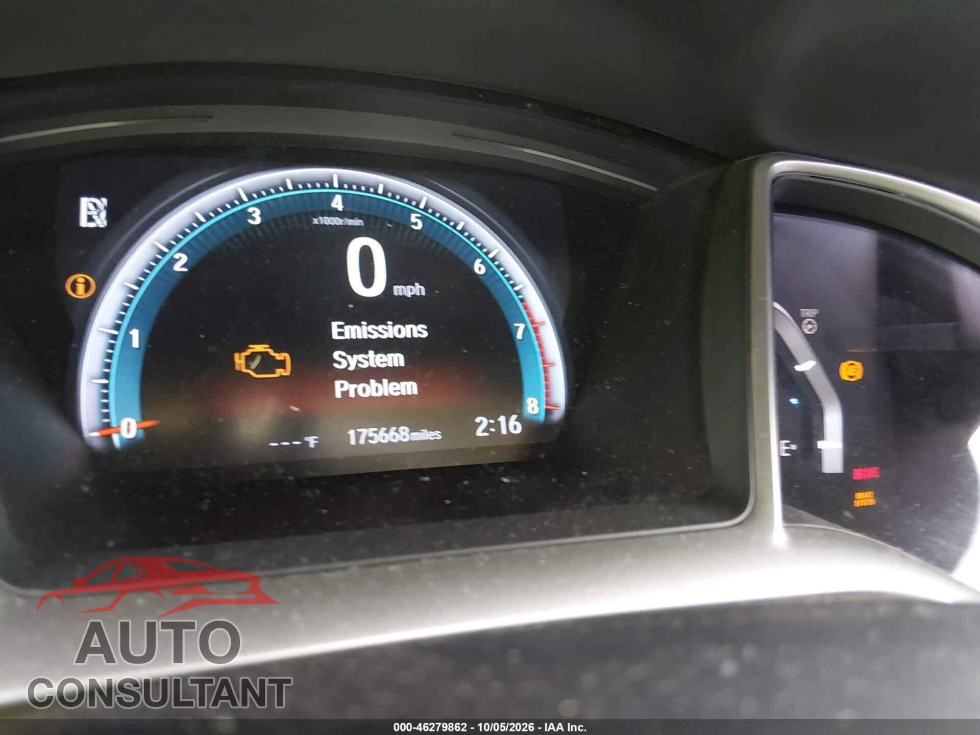 HONDA CIVIC 2016 - 19XFC2F70GE049671