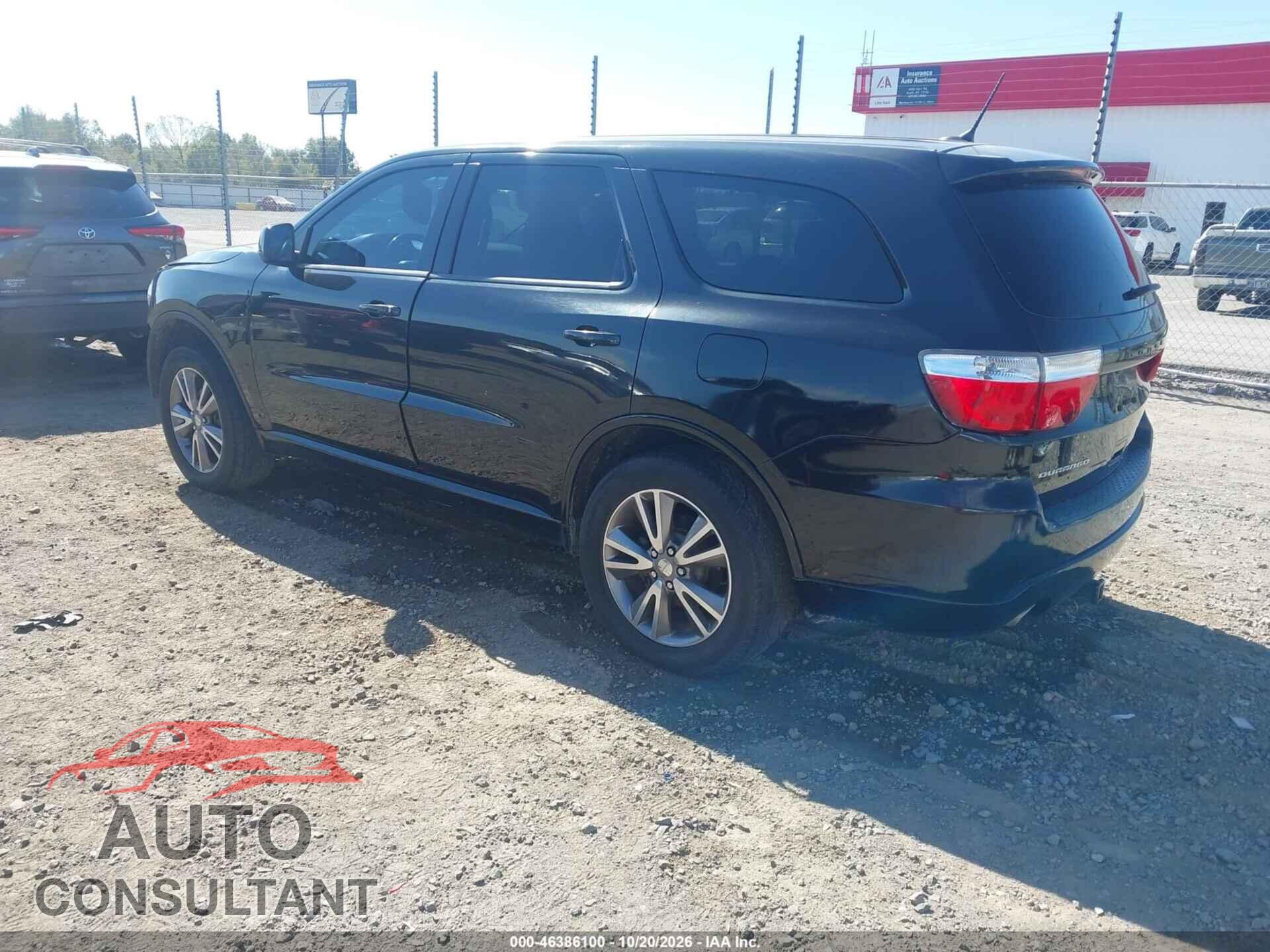 DODGE DURANGO 2013 - 1C4RDHAG8DC659762