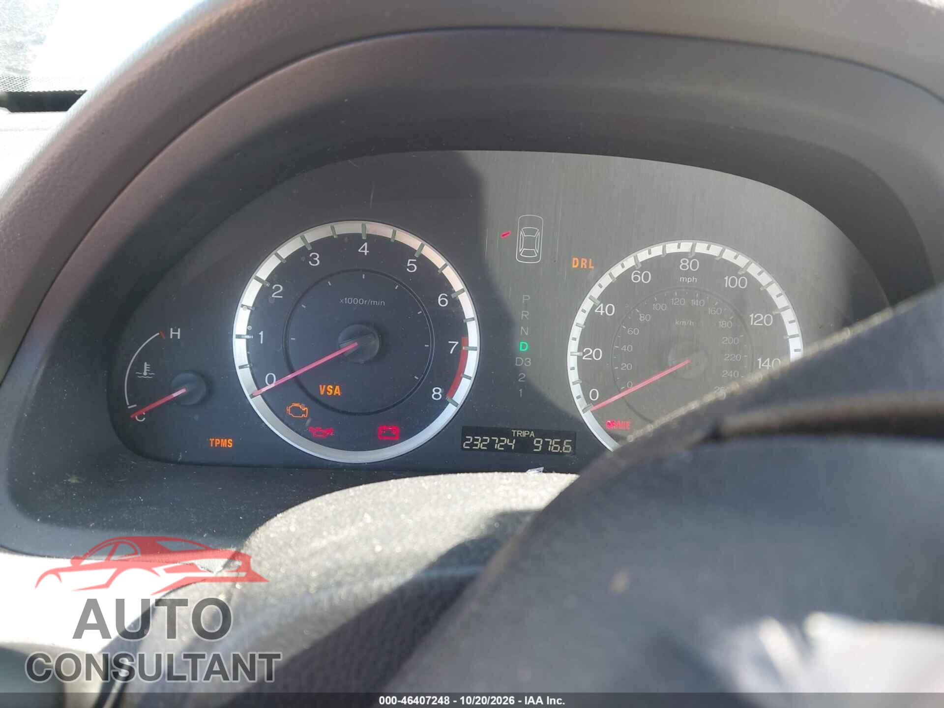 HONDA ACCORD 2010 - 1HGCP2F39AA120530